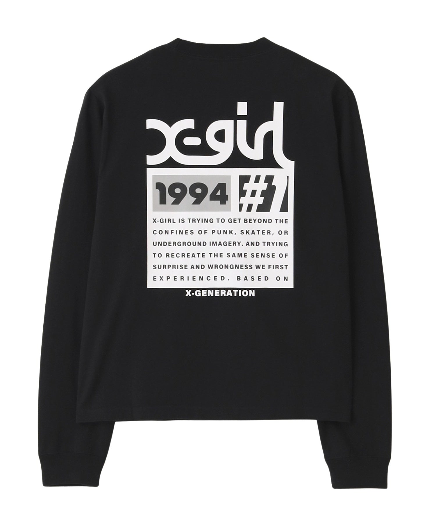 NUMBER ONE BOX LOGO L/S TEE