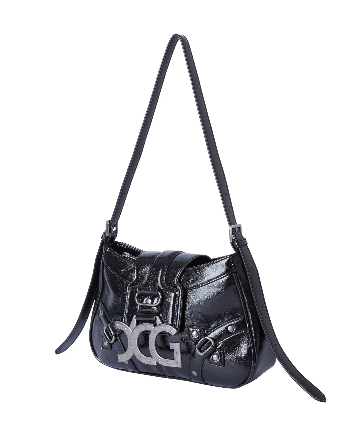 XG LOGO PLATE SHOULDER BAG