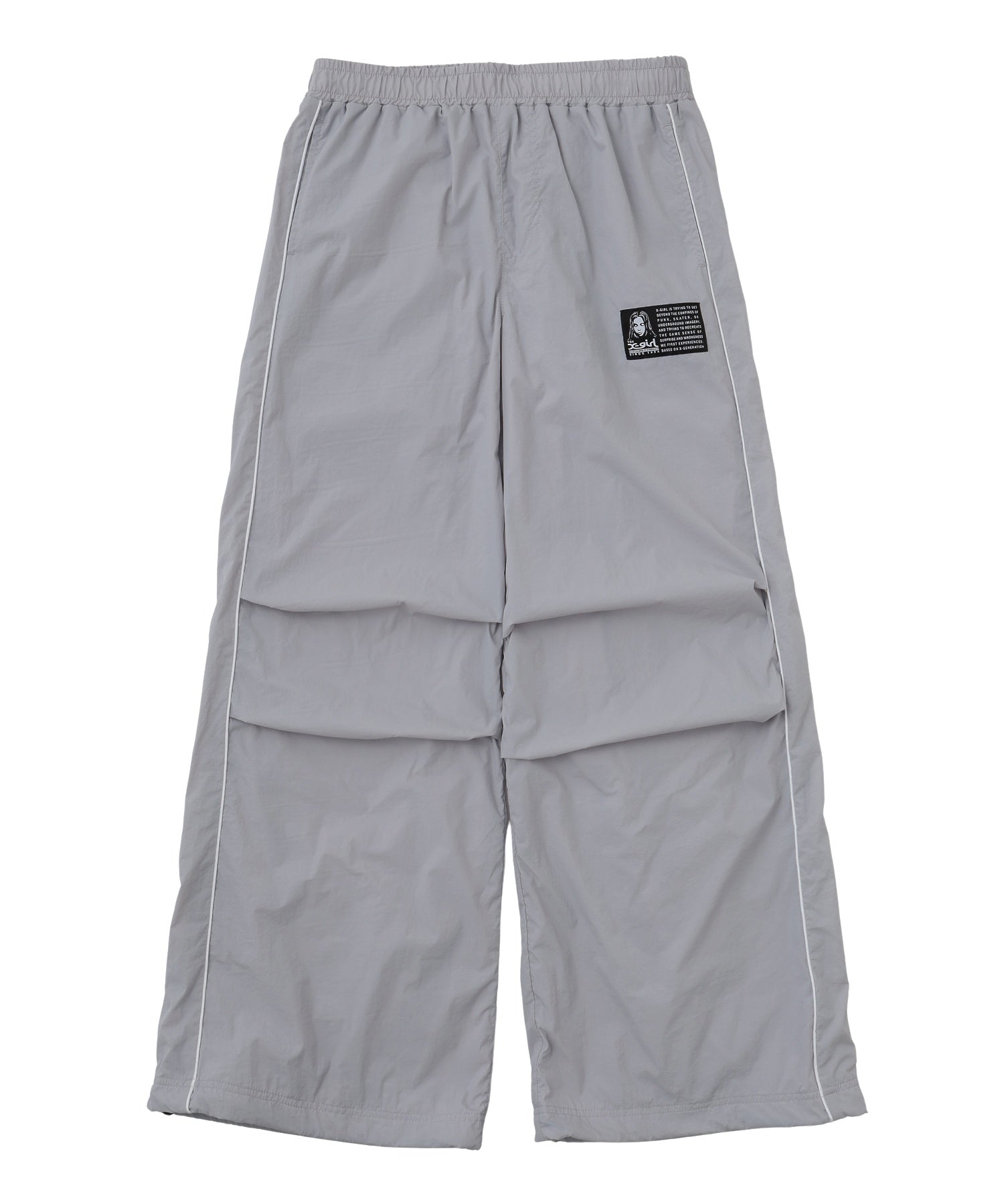FACE LABEL TRACK PANTS