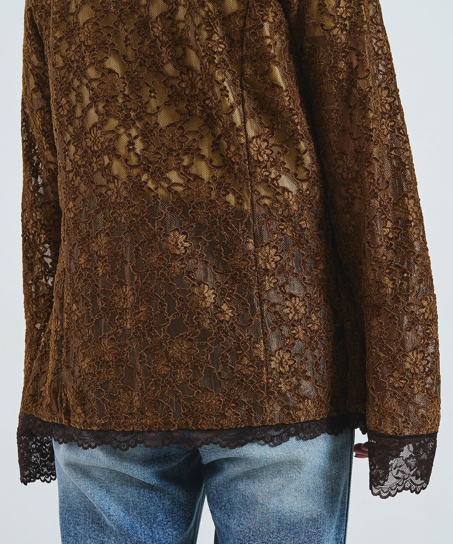 CREOLME/LACE L/S TOP