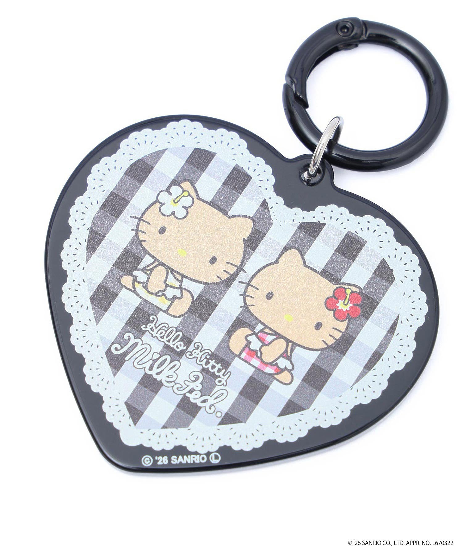 MILKFED. × HELLO KITTY SUN-KISSED F2F KEYCHAIN