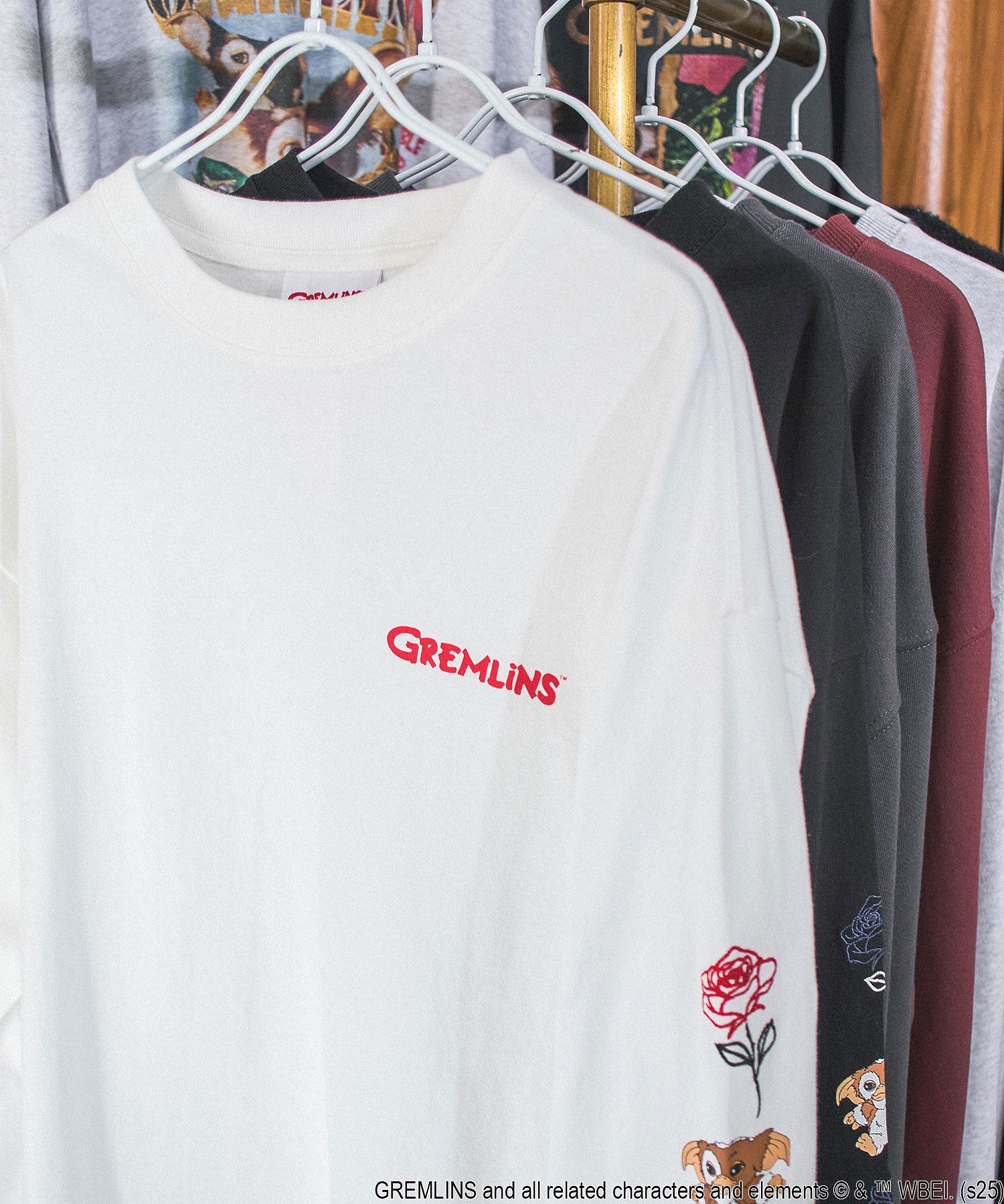ROSE BUD LIMITED / GREMLINS ROSE L/S TEE