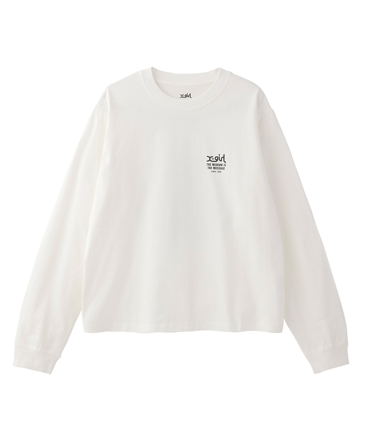 MESSAGE AND FACE L/S TEE