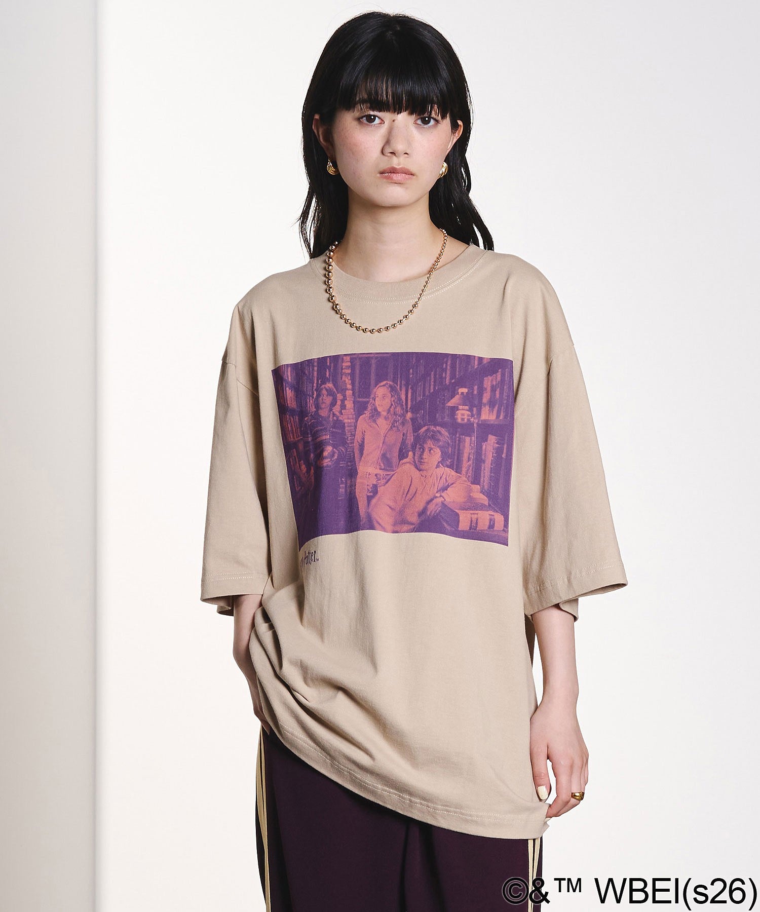 model:163cm 着用サイズ:L