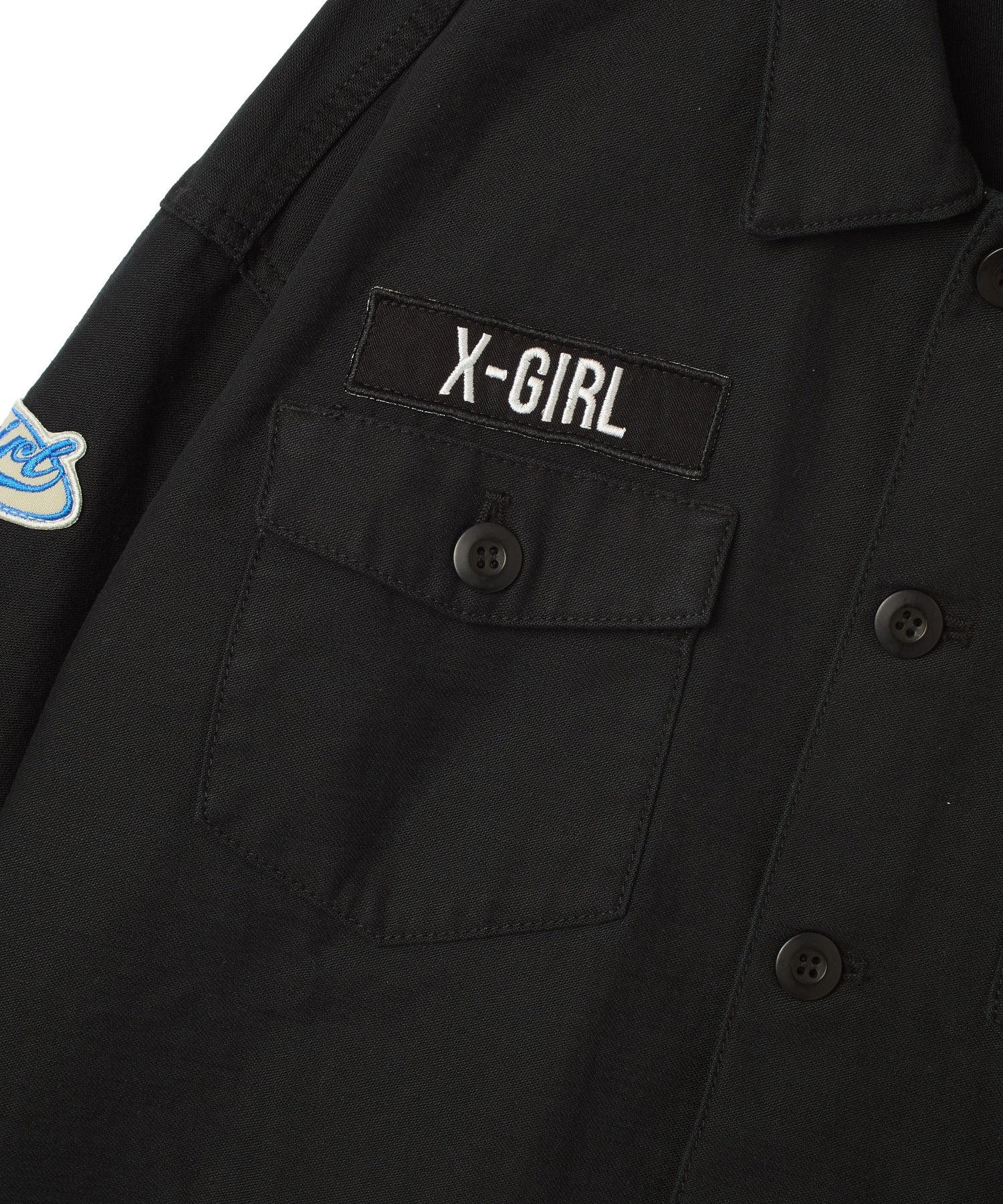 VARIOUS PATCHED MILITARY SHIRT