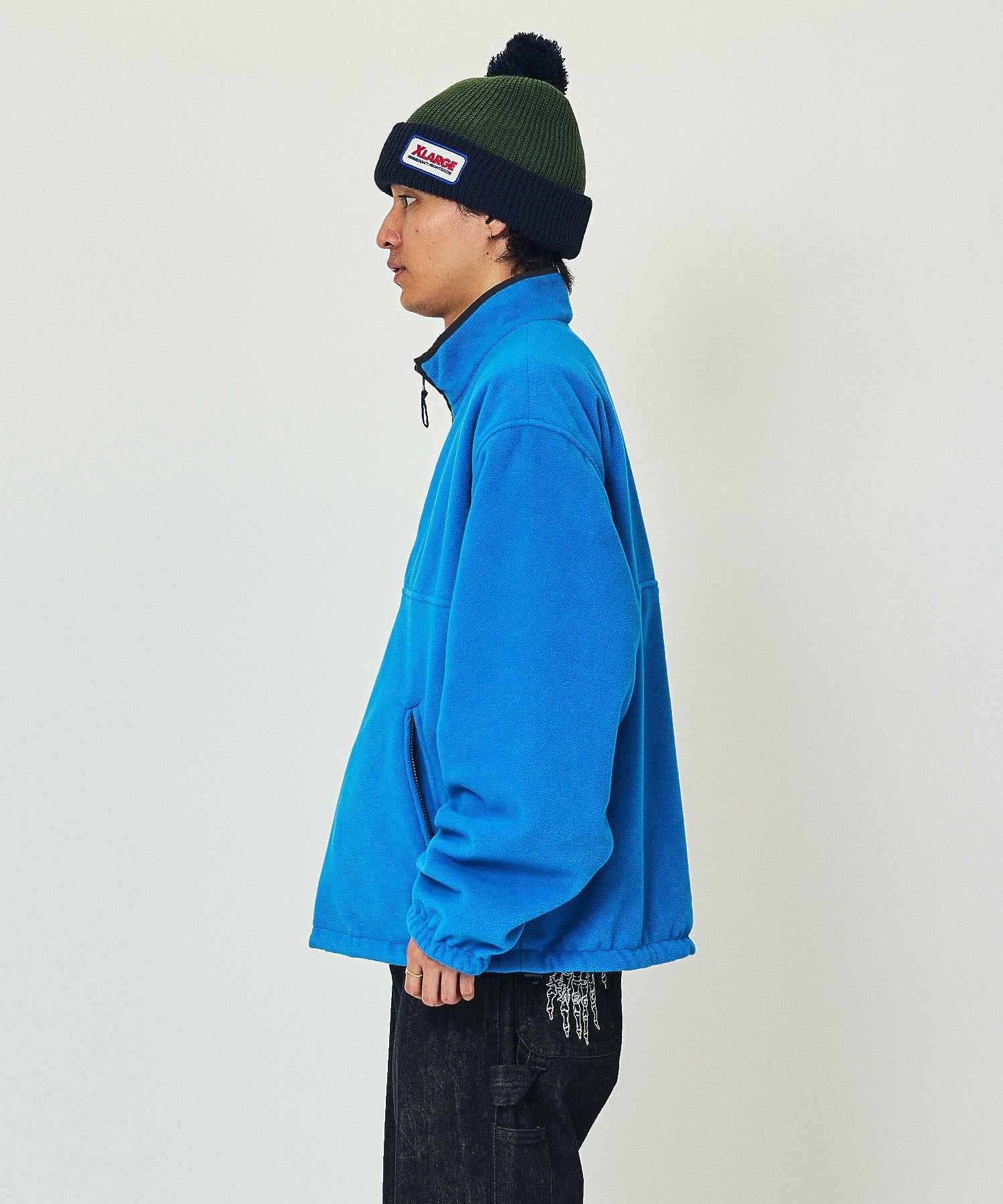 REVERSIBLE HALF ZIP JACKET XLARGE