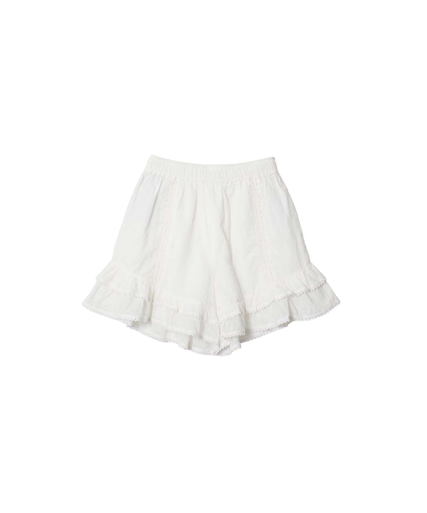LACE RUFFLE SHORT