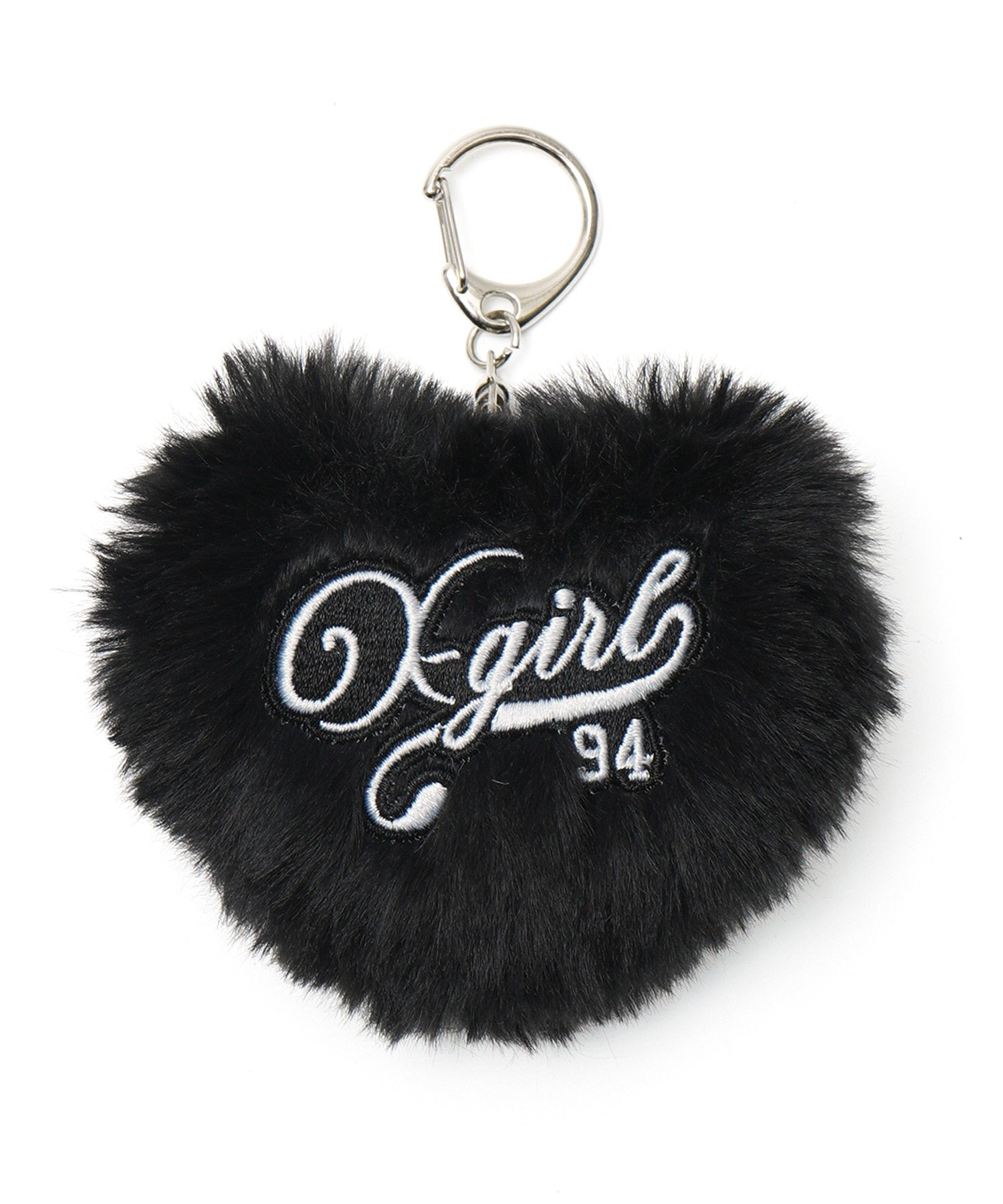 PADDED HEART KEY CHARM