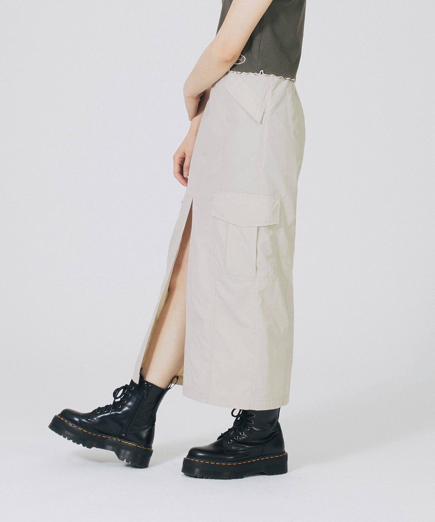 LIGHTWEIGHT CARGO SKIRT