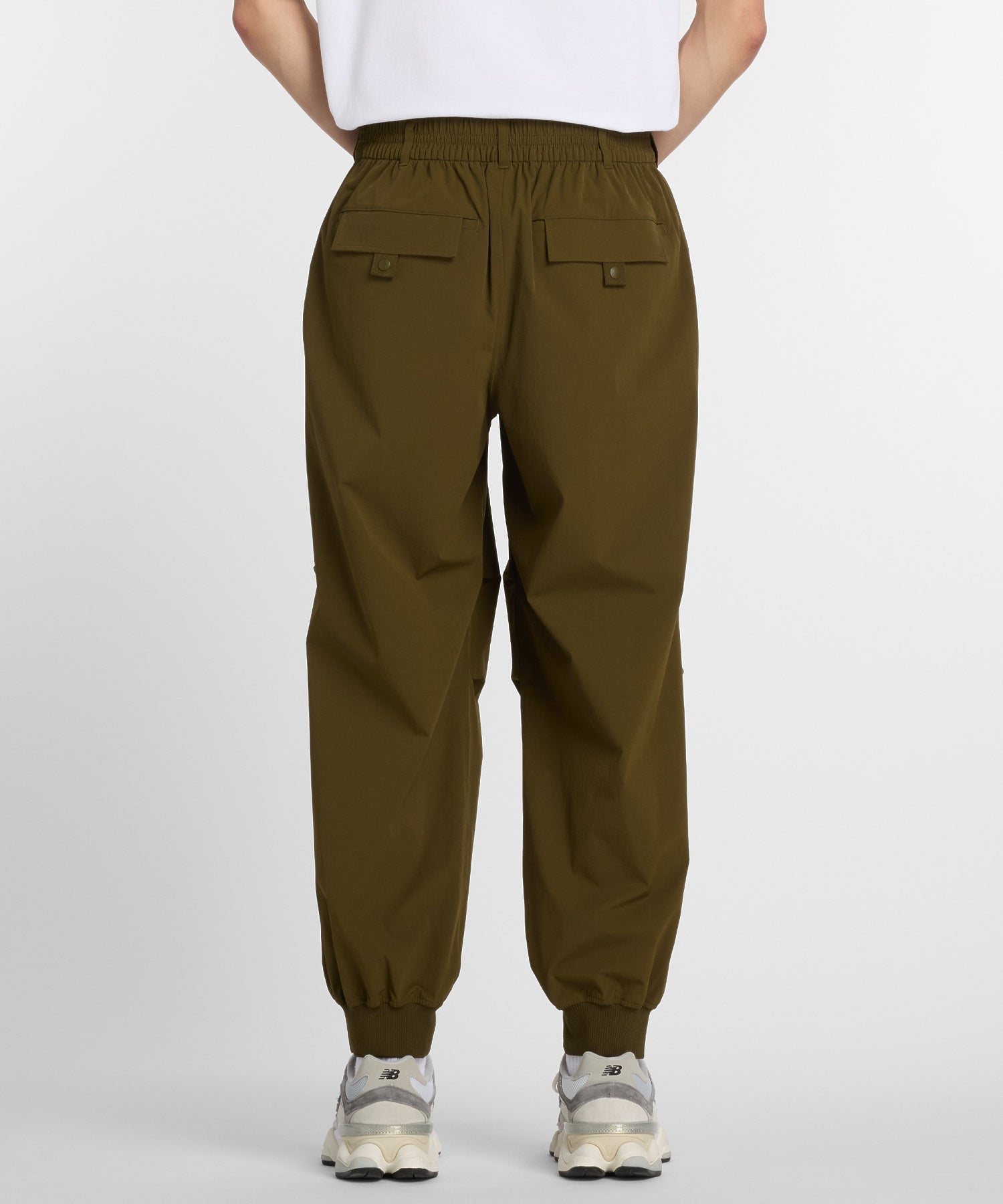 NEW BALANCE/ニューバランス/NB Grey jogger ribbed pants MB61X6WZ