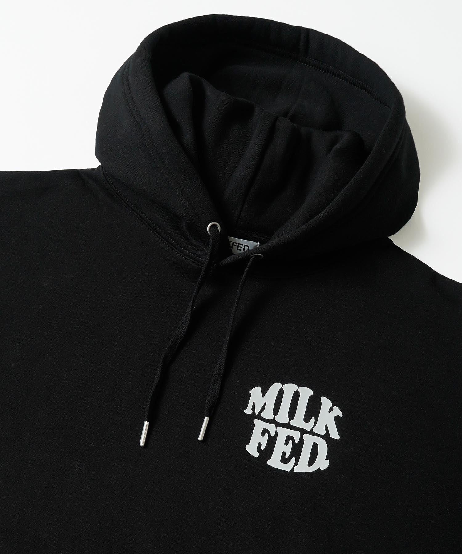 CIRCLE LOGO BIG SWEAT HOODIE MILKFED.