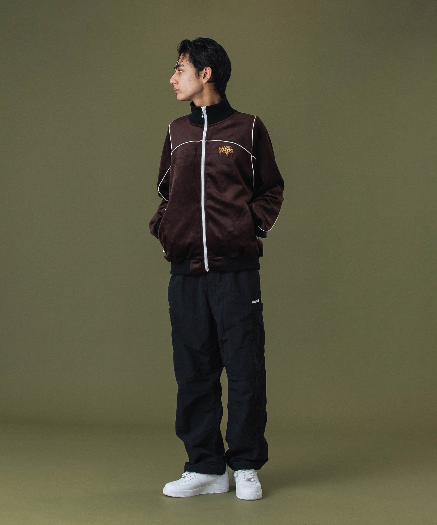 TAGGING VELOUR JACKET