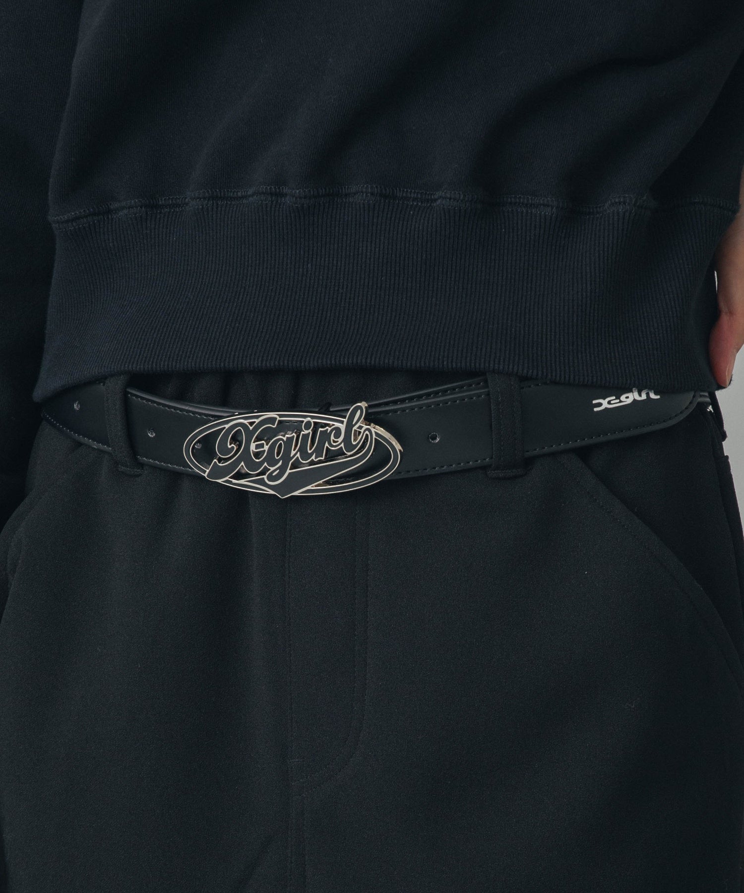 OVAL LOGO BUCKLE BELT