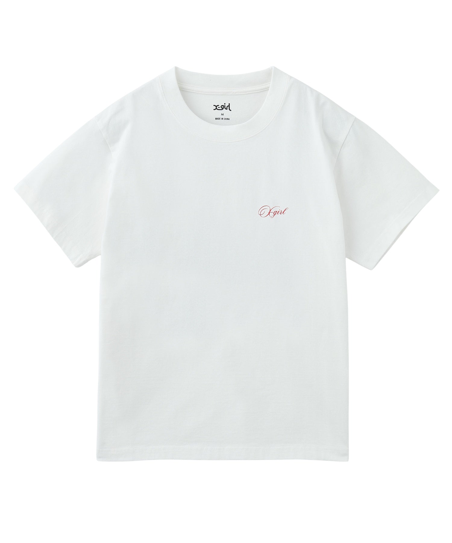 CURSIVE SCRIPT LOGO AND FACE S/S TEE