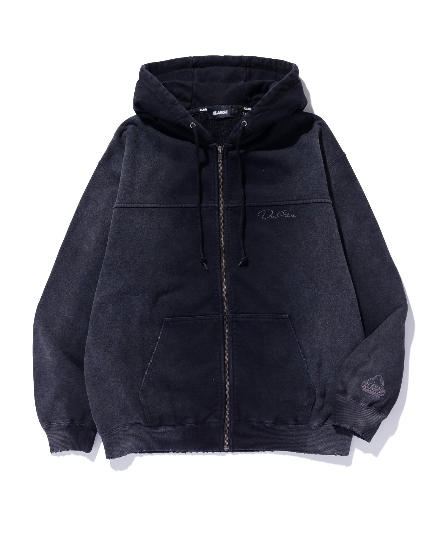 XLARGE×DexFilmz ZIP UP HOODED SWEATSHIRT
