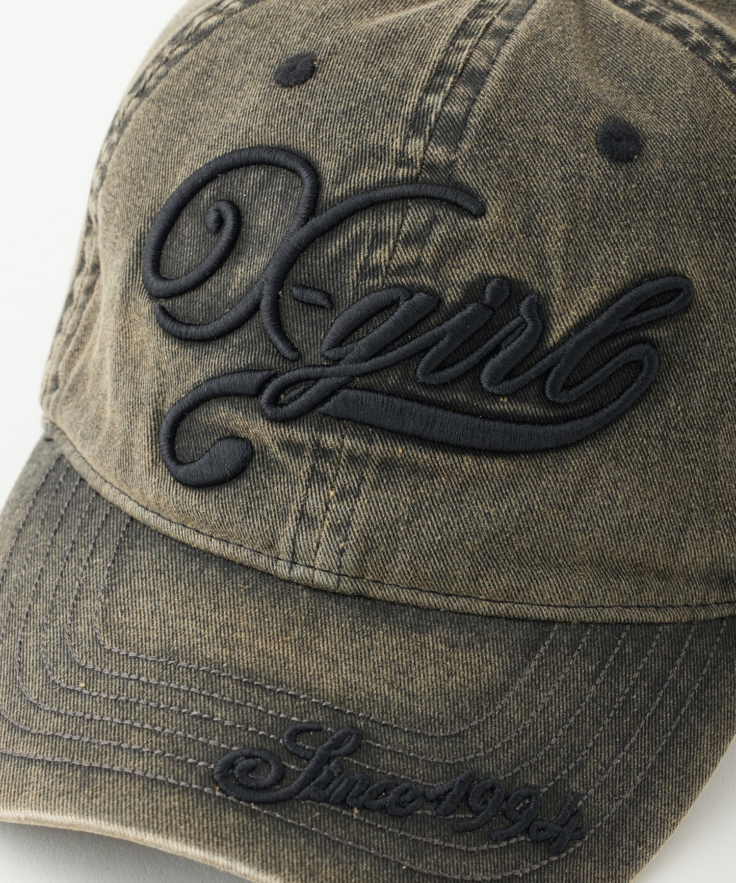 EMBROIDERED LOGO FADED 6PANEL CAP