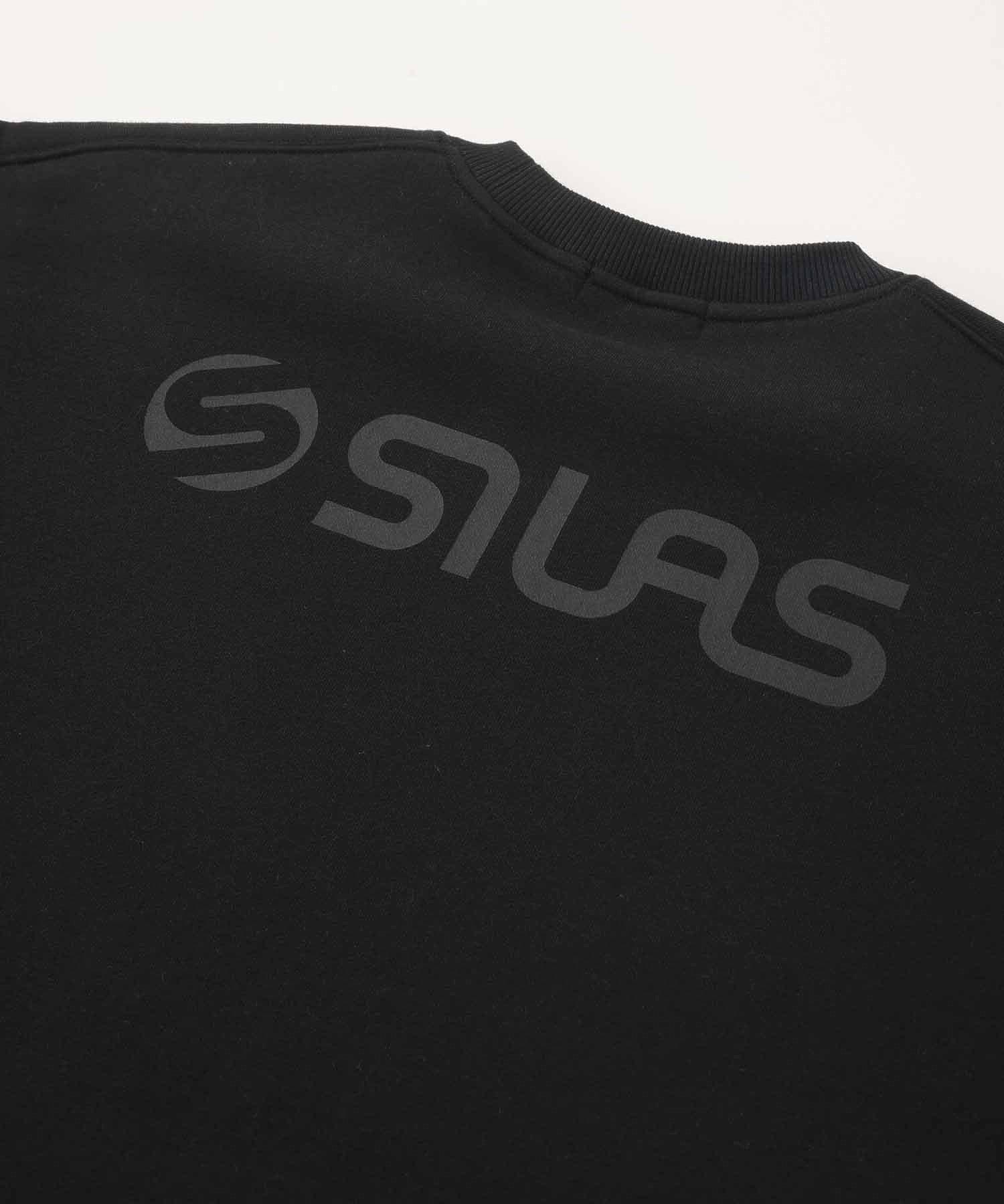 CHEST LOGO BASIC WIDE SWEATSHIRT SILAS