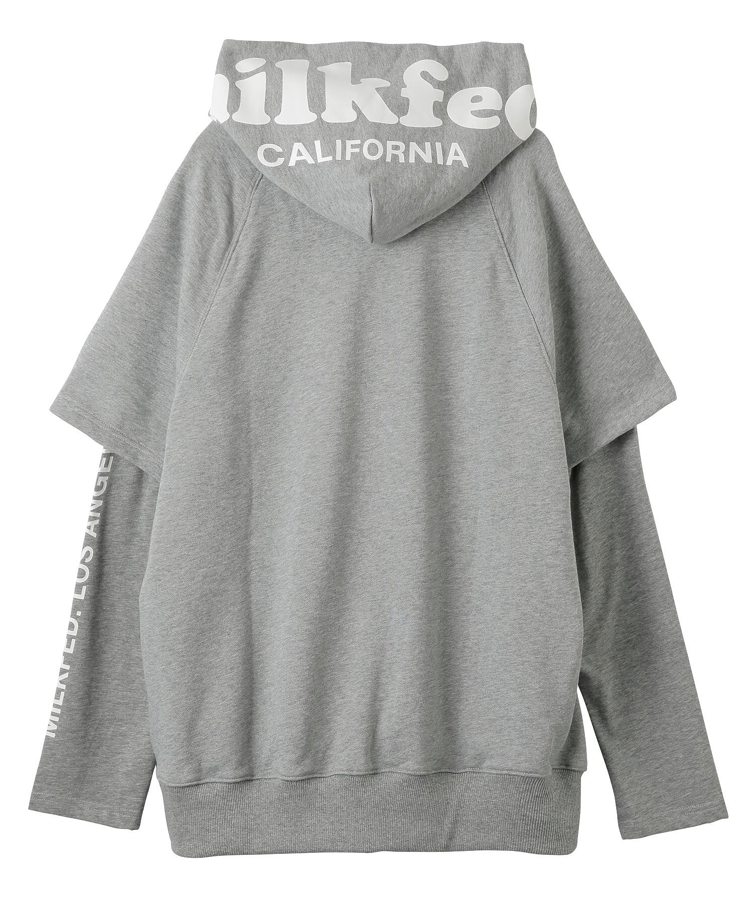 COOPER LOGO LAYERED SWEAT HOODIE MILKFED.