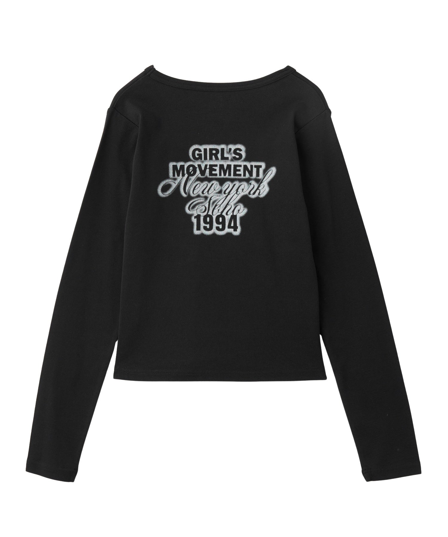 SPRAY LOGO L/S TOP