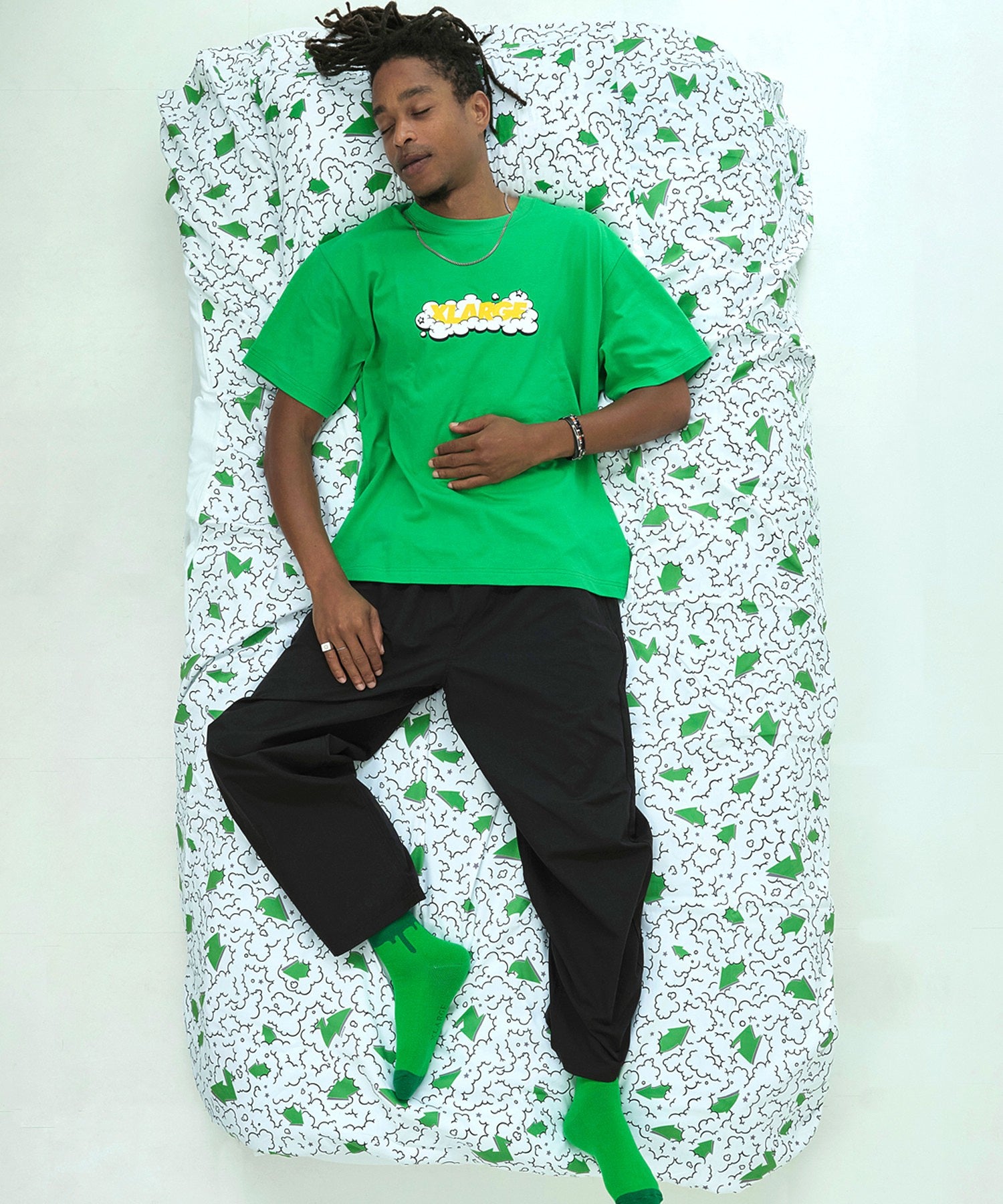 XLARGE×LIXTICK BUBBLE OG S/S TEE