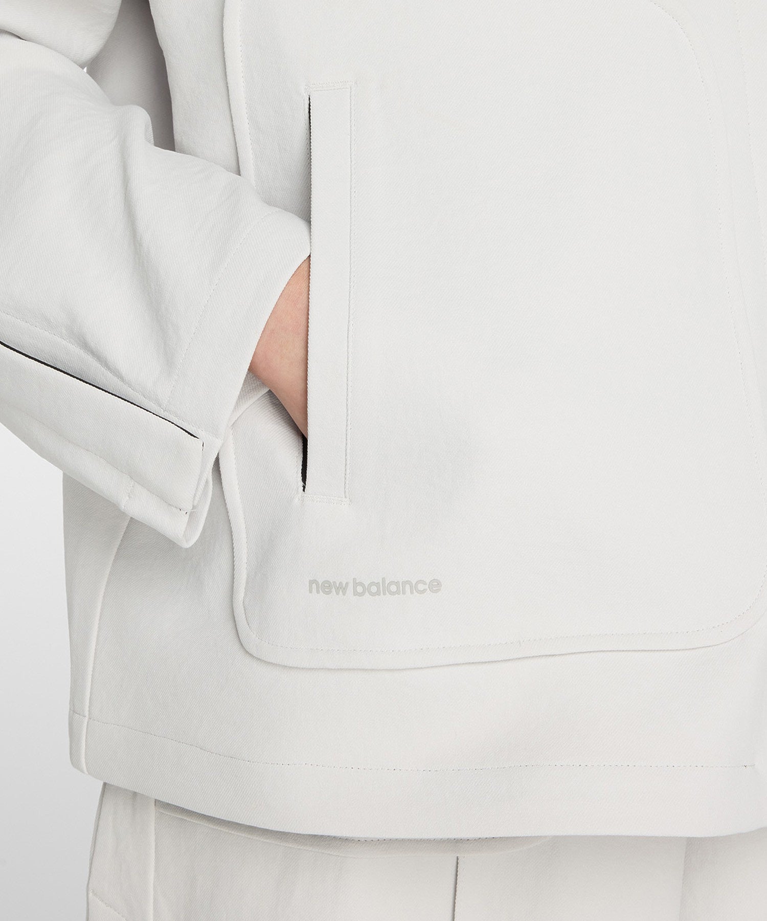 NEW BALANCE/ニューバランス/W NB Grey NOCOLLAR JACKET WJ61784L