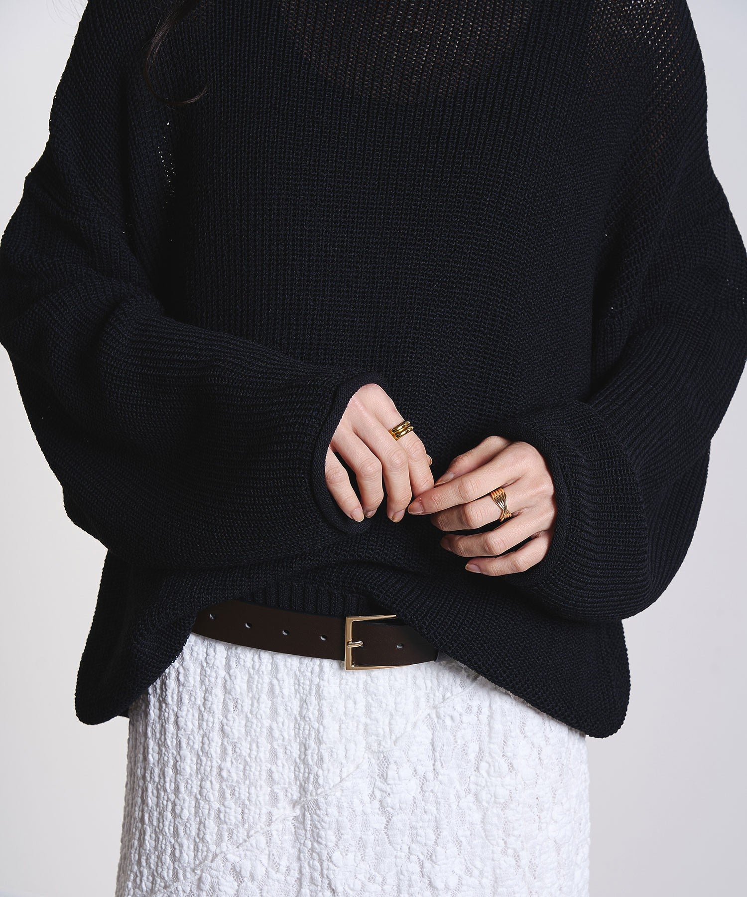 SHEER KNIT PULLOVER