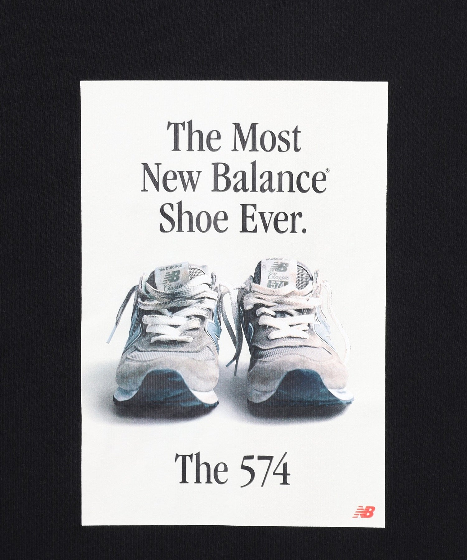 NEW BALANCE/ニューバランス/574 advertising t-shirts MT61B0WF
