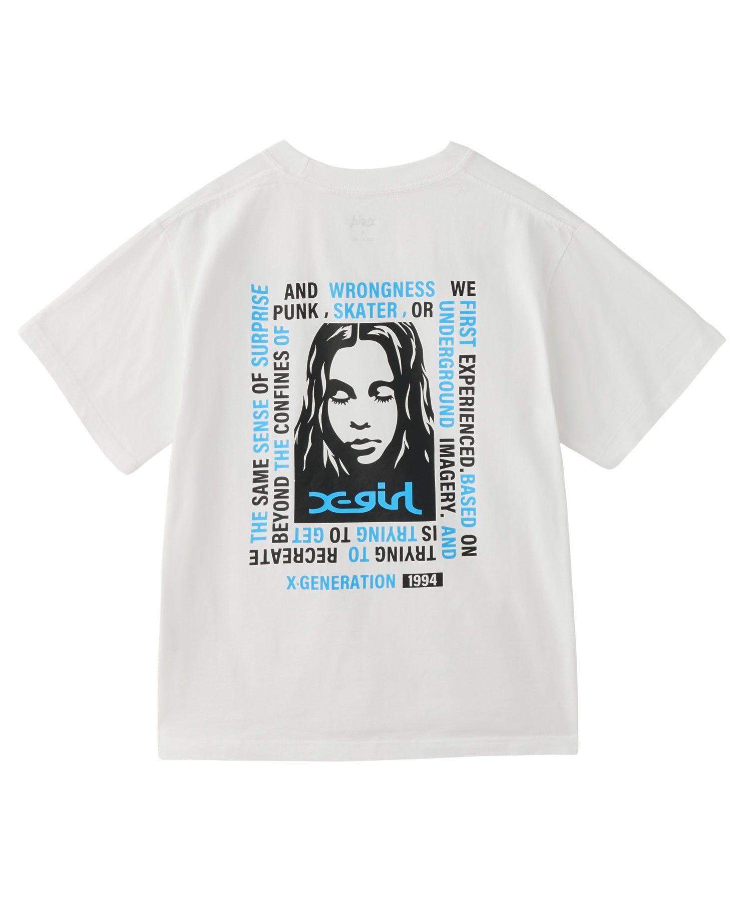 MESSAGE BOX FRAMED FACE S/S TEE