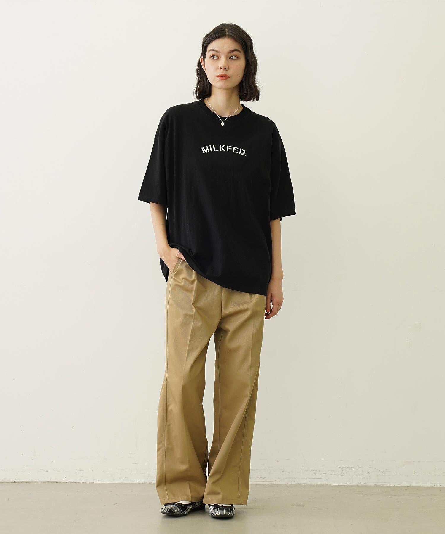 EMBROIDERY ARCH STENCIL WIDE S/S TEE