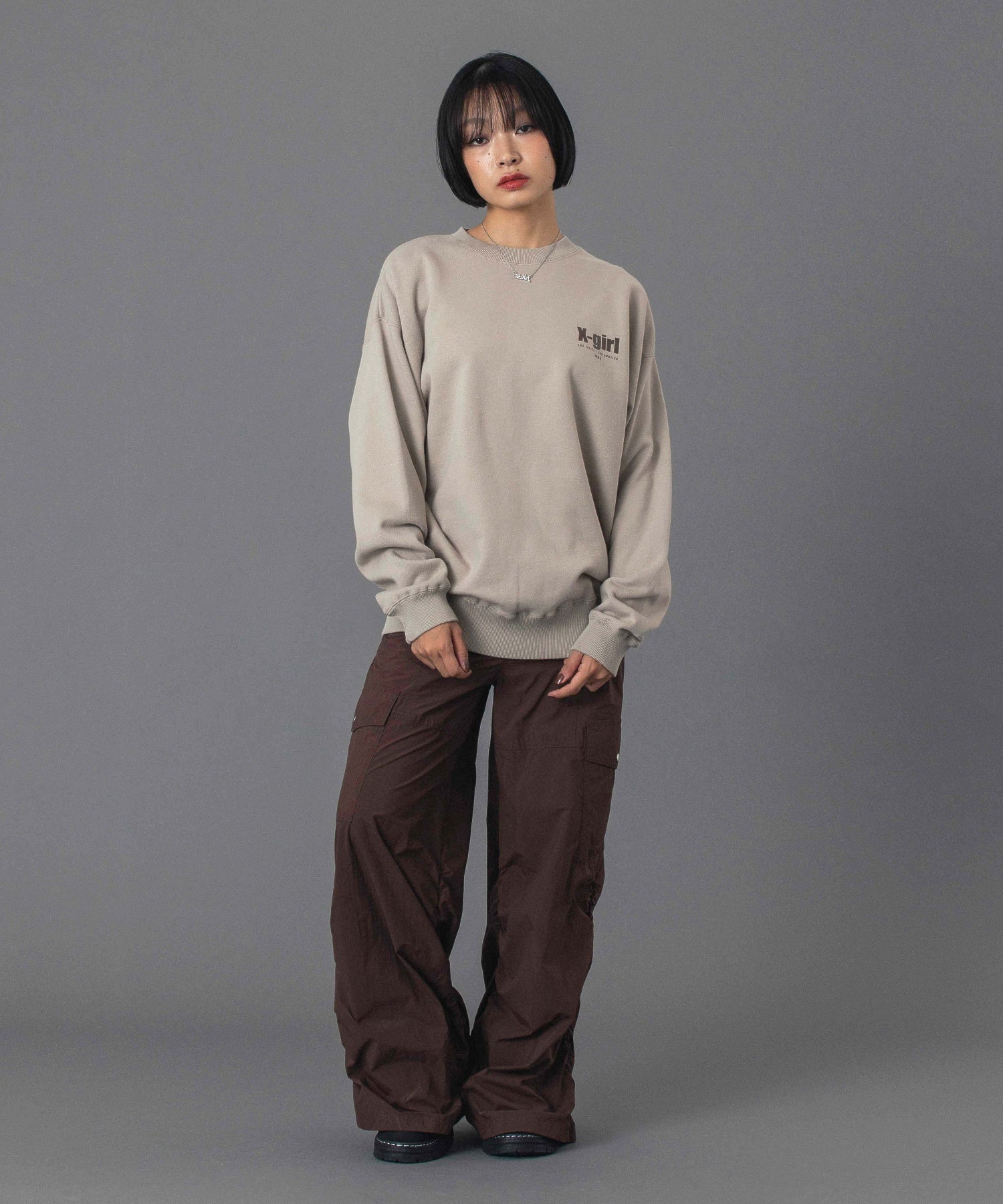VOLUME HEM LOOSE EASY PANTS