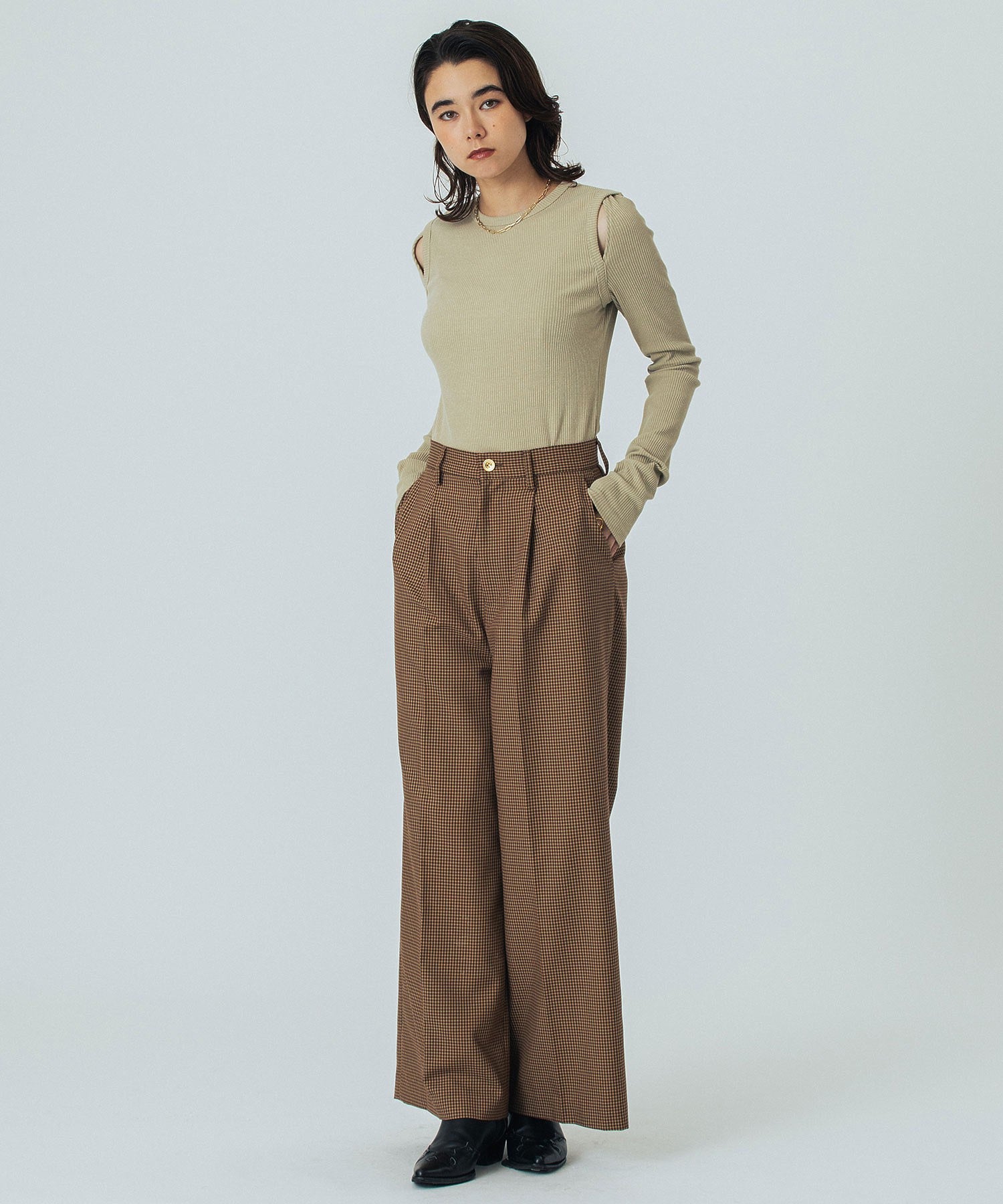 model:172cm 着用サイズ:M