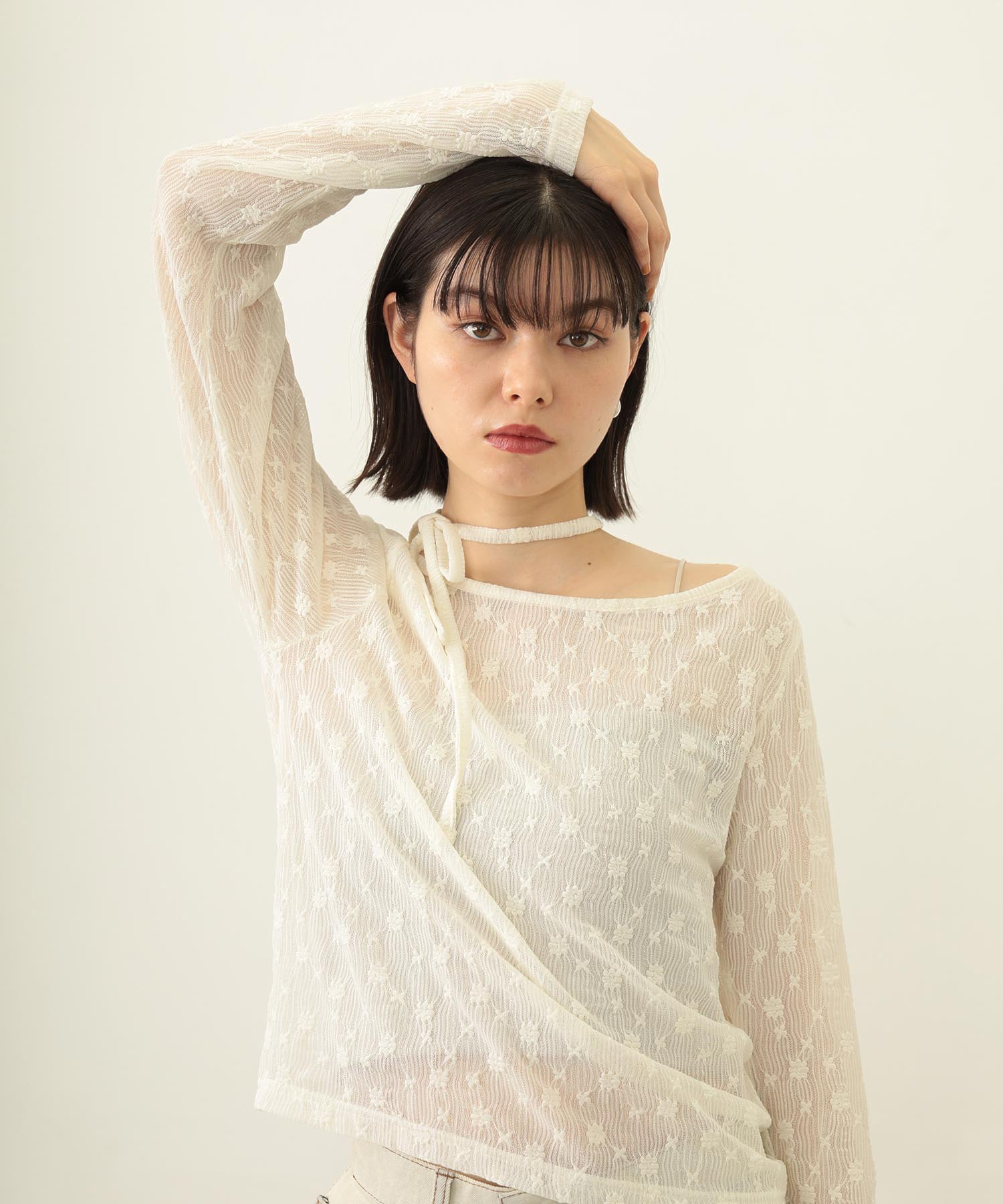 LACE L/S TOP