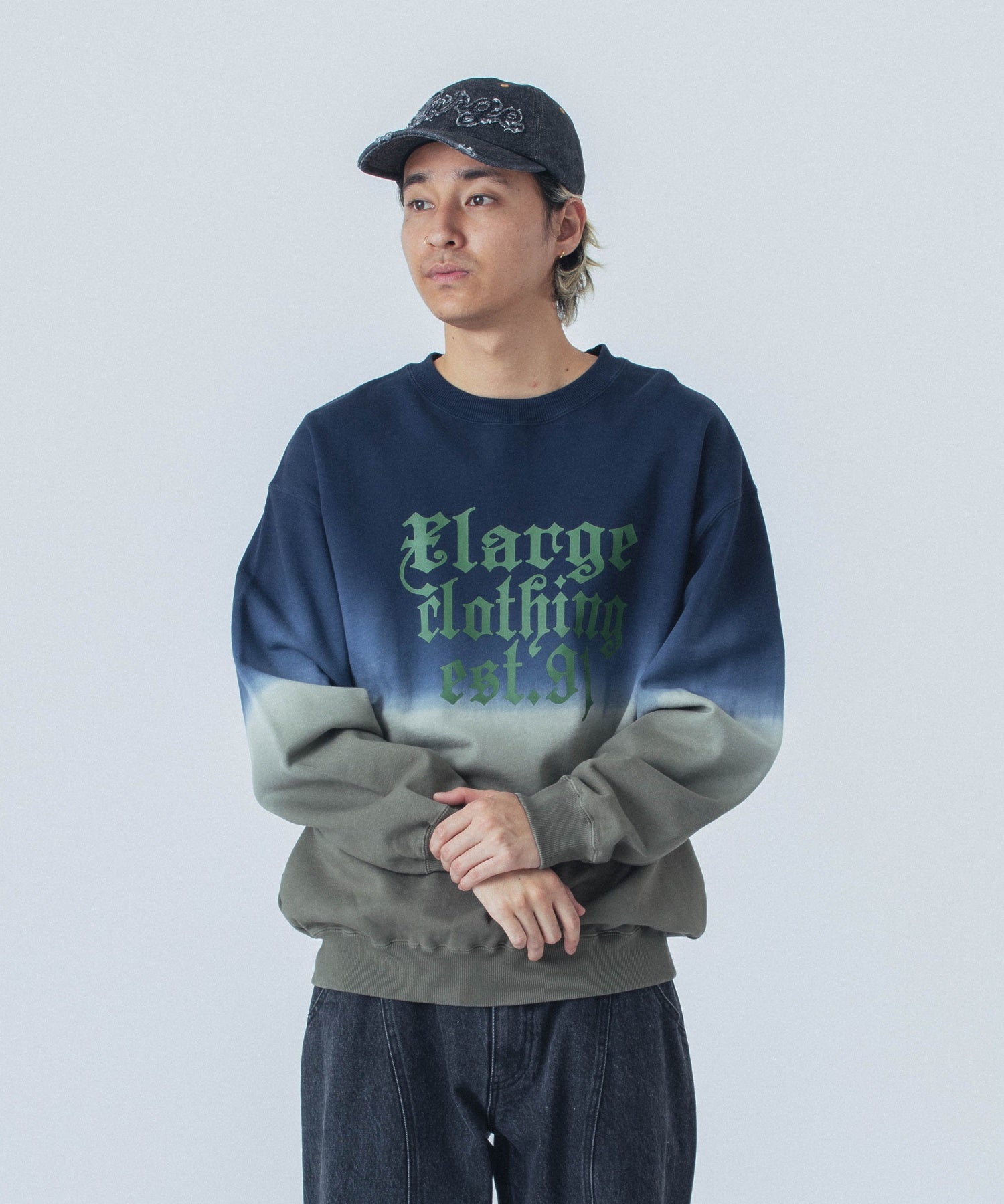 GRADATION CREWNECK SWEATSHIRTS