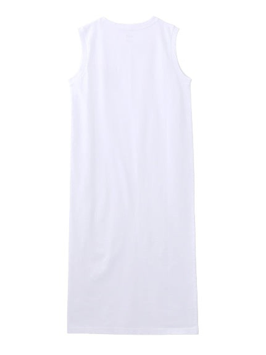 PLANE SHAPES LOGO TANK DRESS X-girl