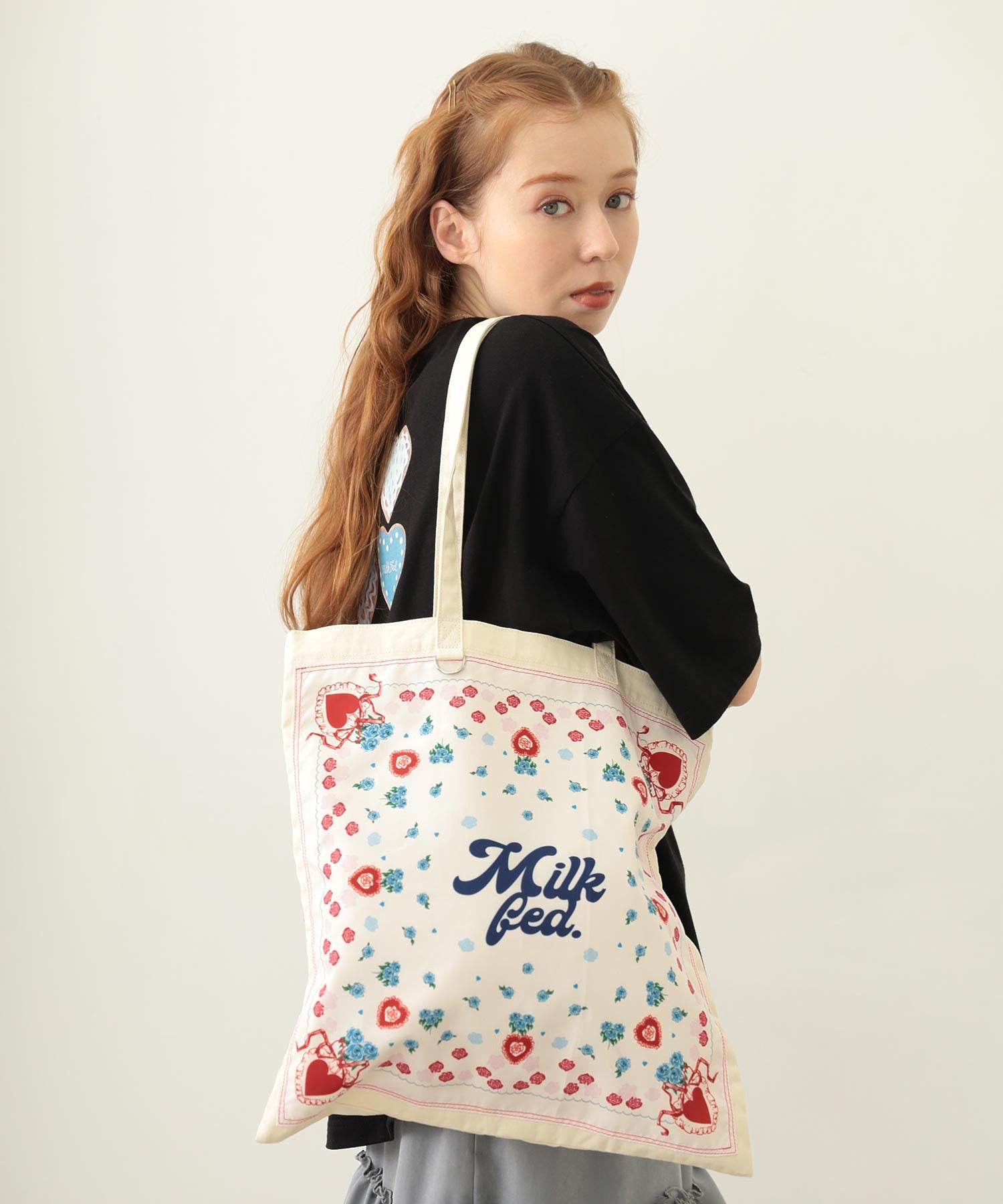 FLOWER PATTERN BANDANA BAG