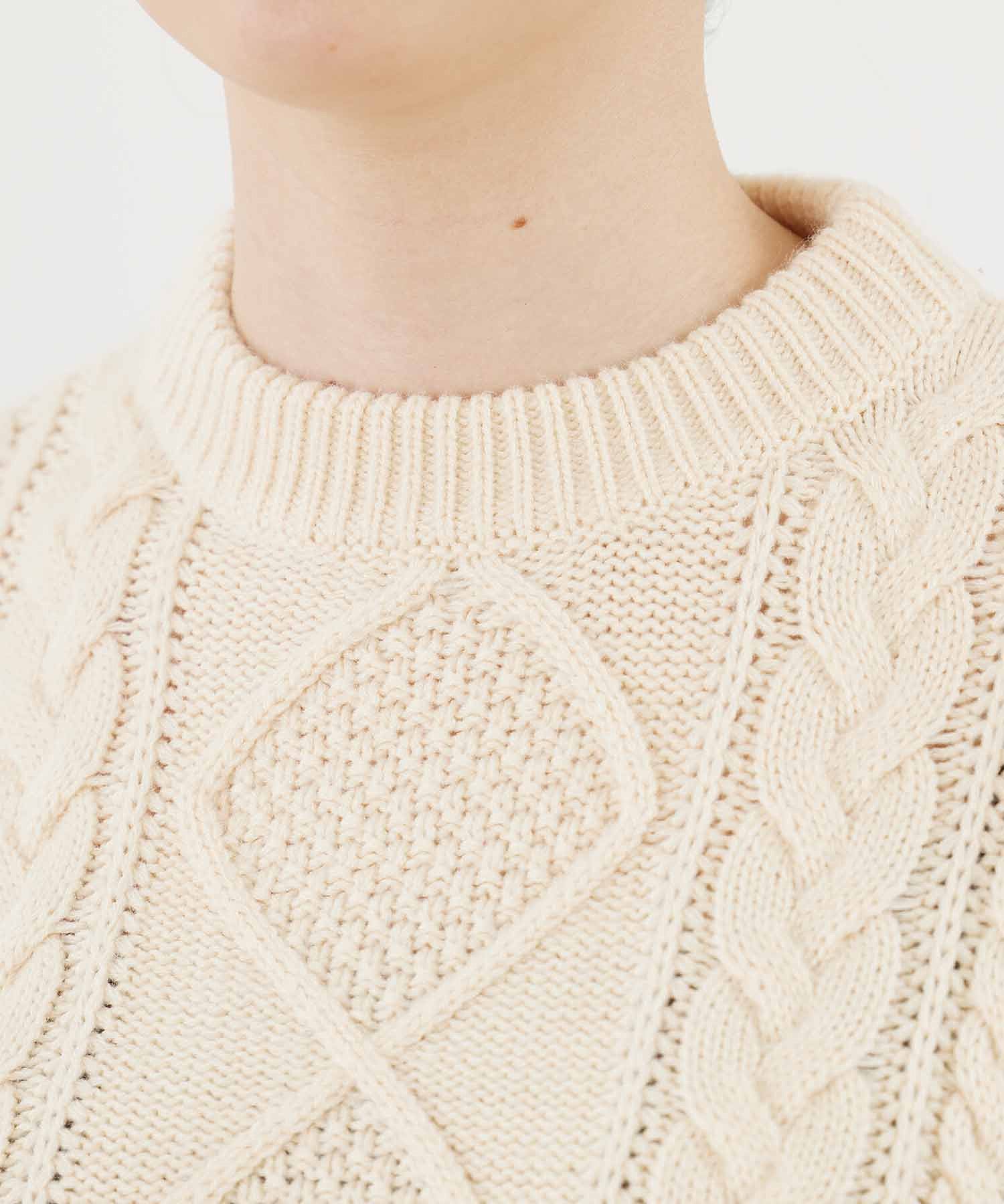 CABLE KNIT TOP MILKFED.