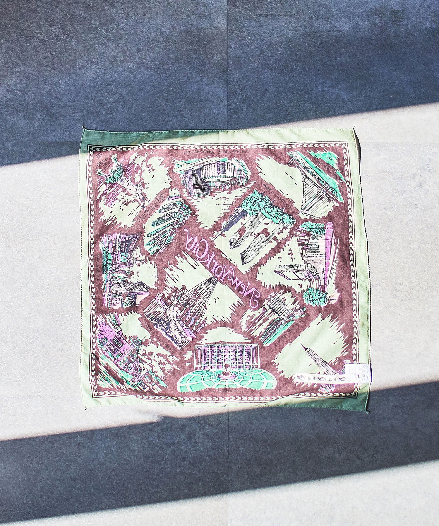 BINDU/COTTON VOILE NEW YORK MAP3 BANDANA
