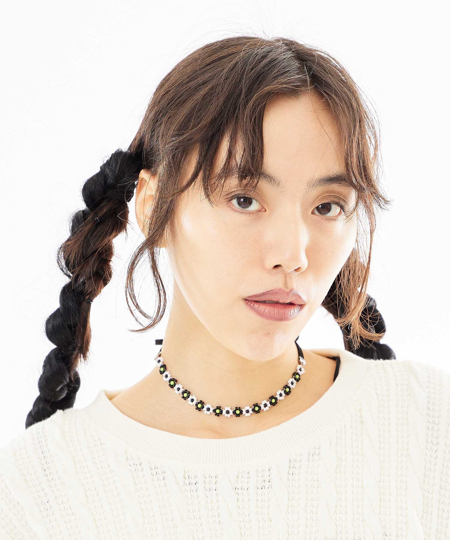 FLOWER BEADS CHOKER X-girl