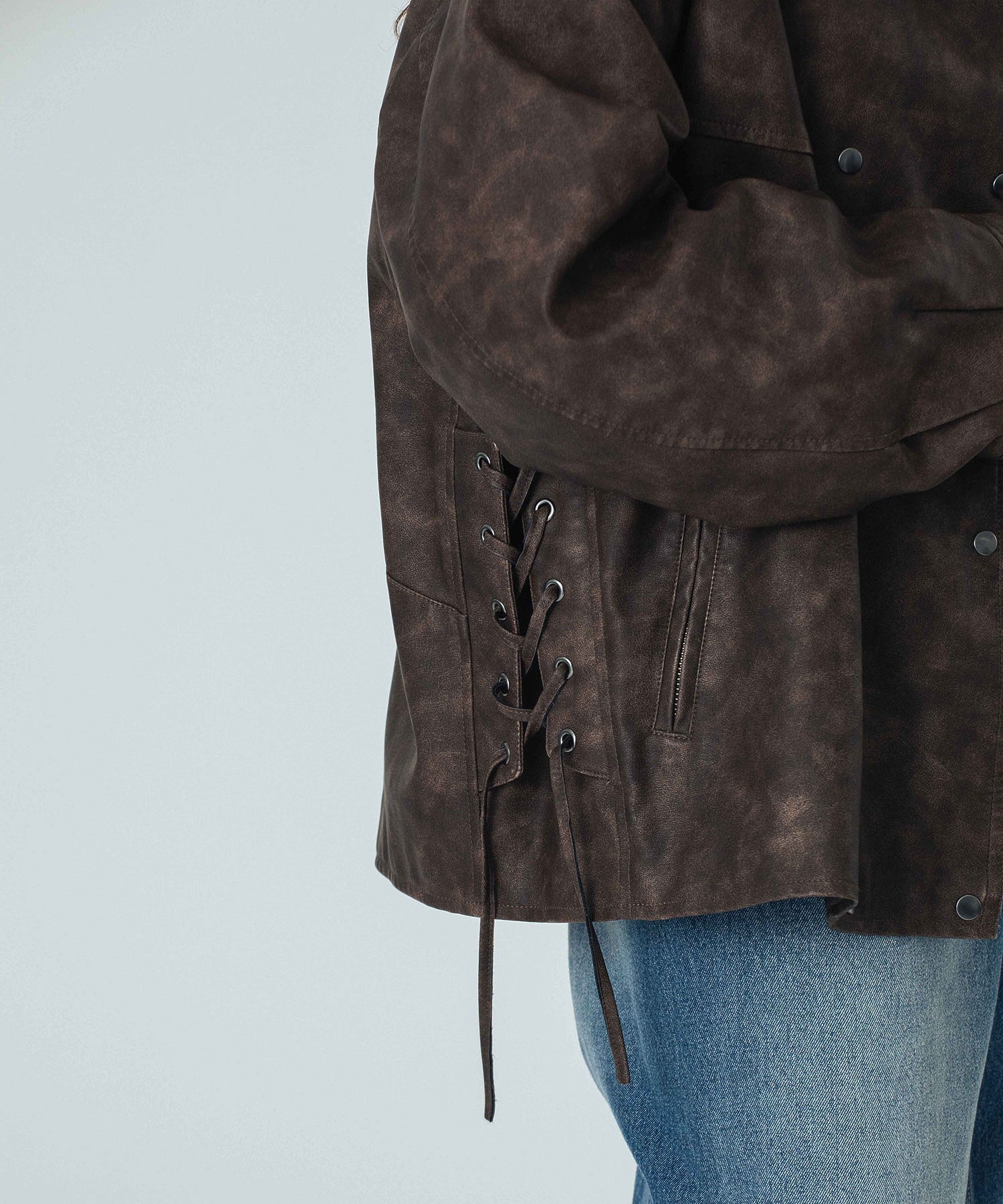 LEATHER LIKE JACKET