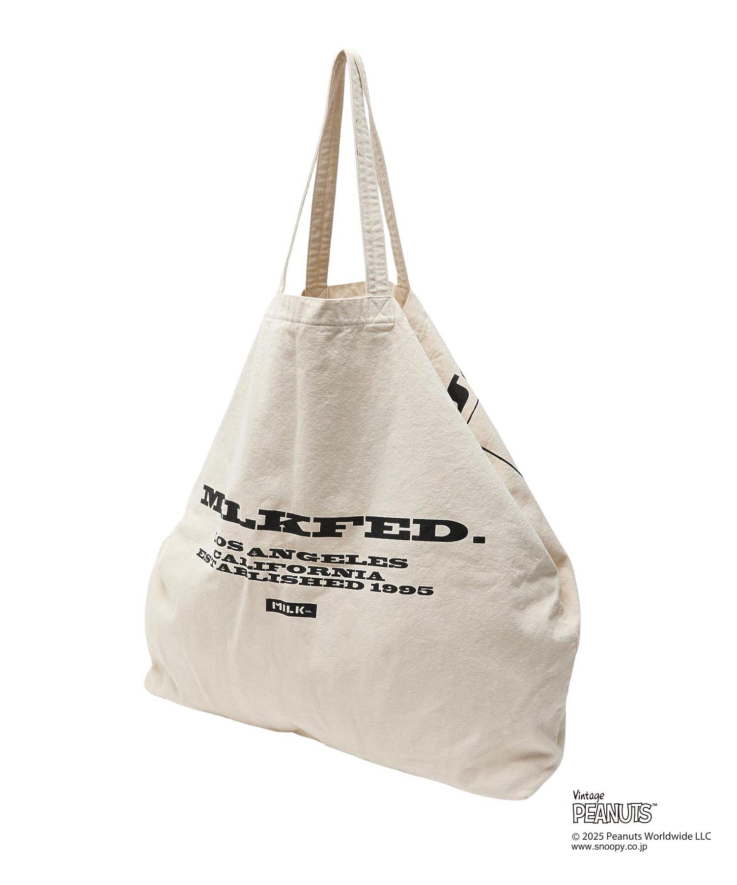 MILKFED. × PEANUTS JOE COOL COMIC BIG TOTE