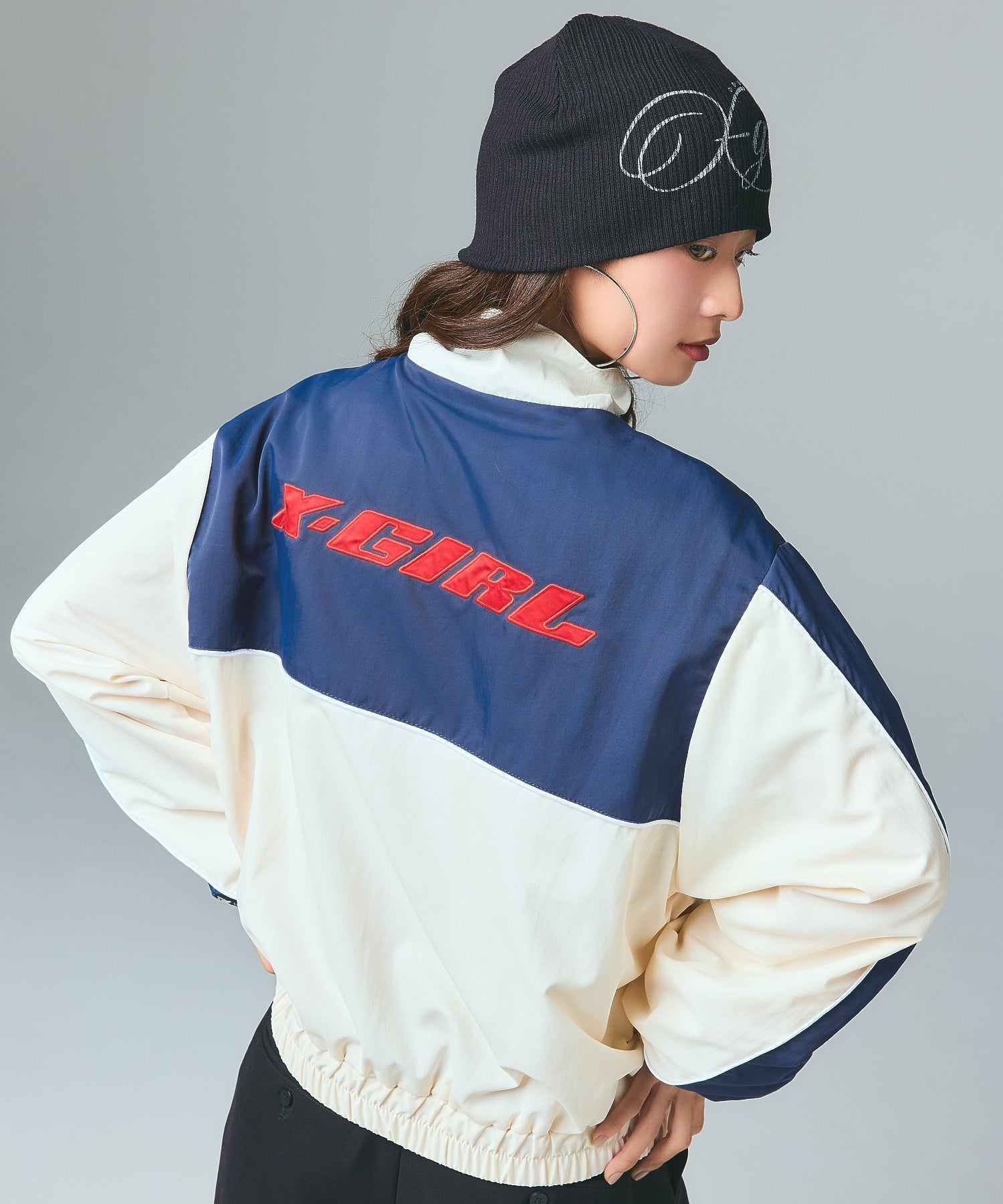 FACE LABEL TRACK JACKET