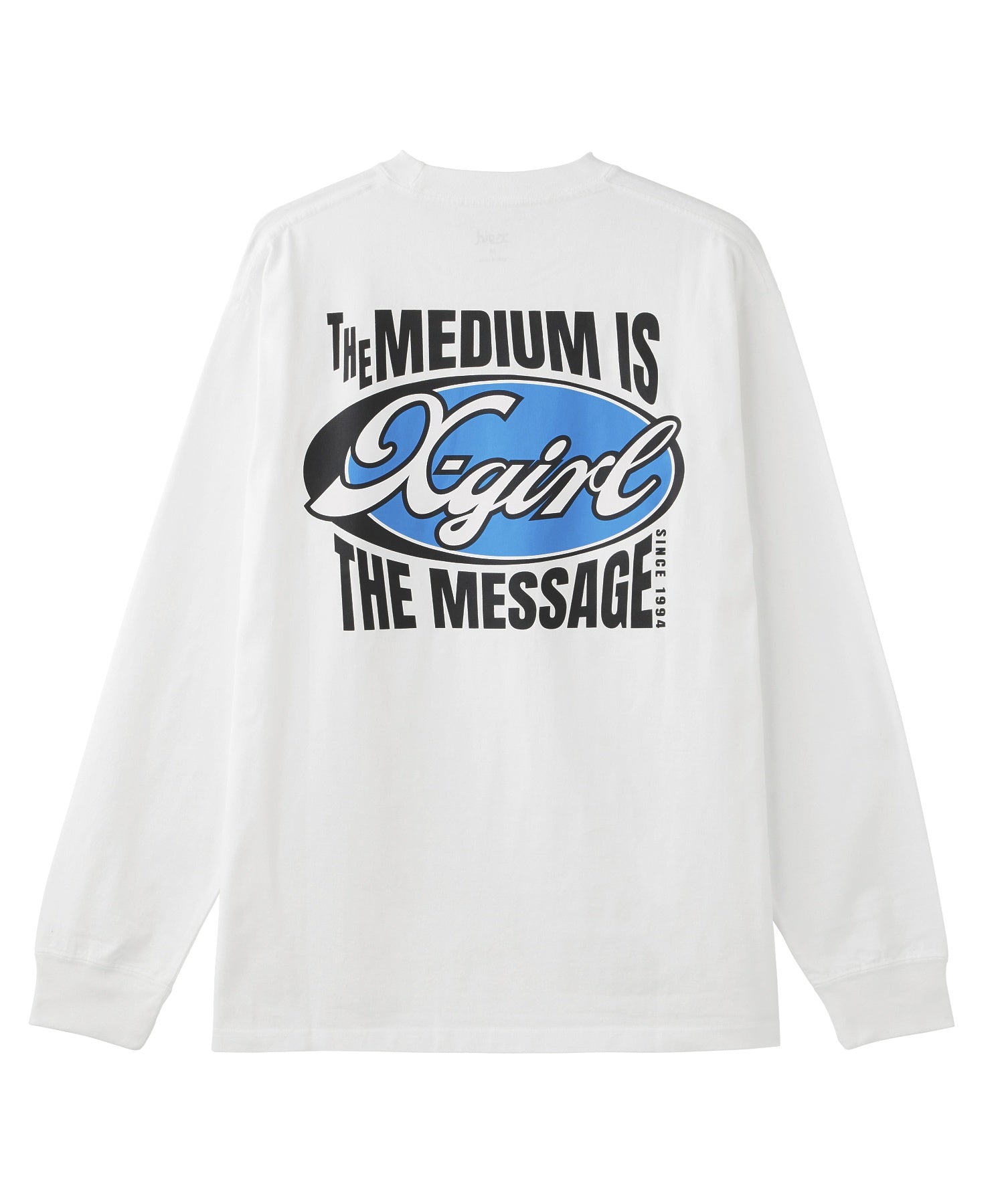 OVAL AND MESSAGE LOGO L/S TEE