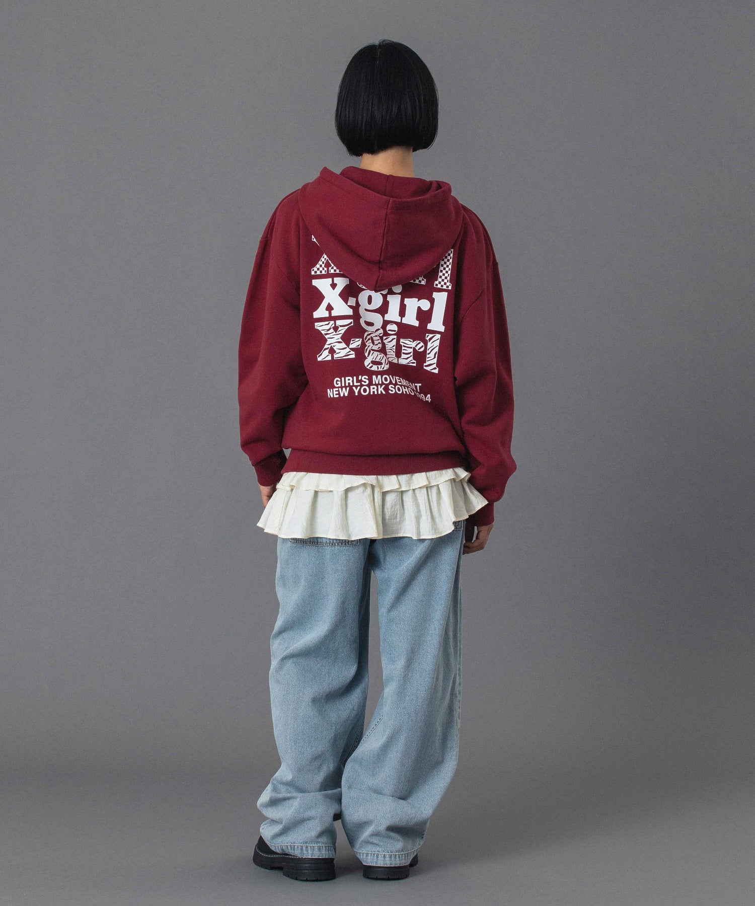 FACE LABEL EASY PANTS