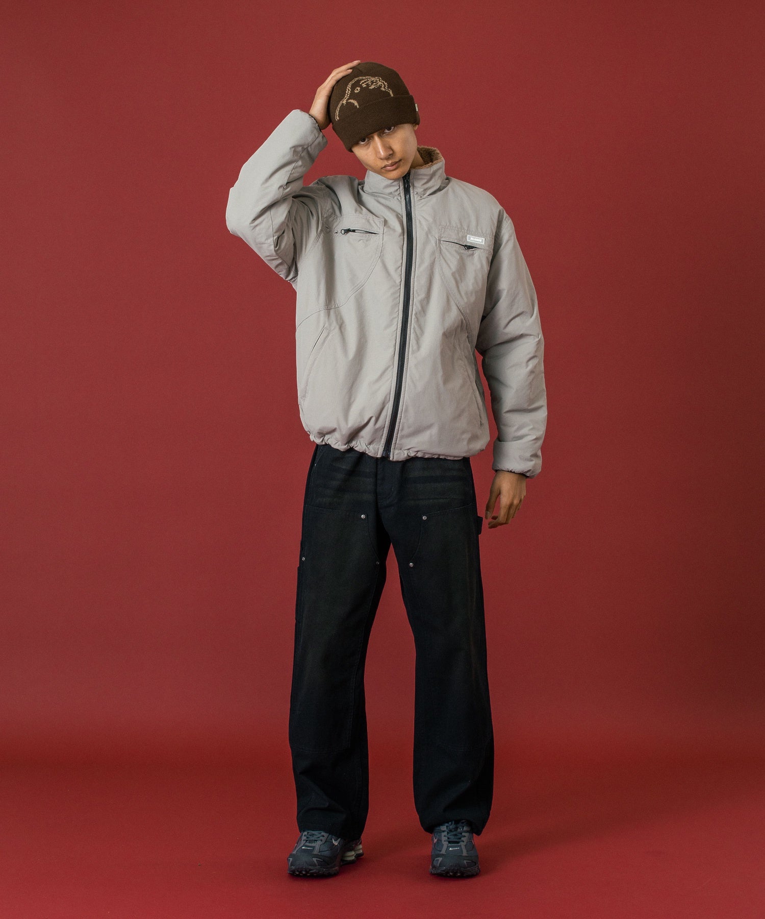 REVERSIBLE NYLON JACKET