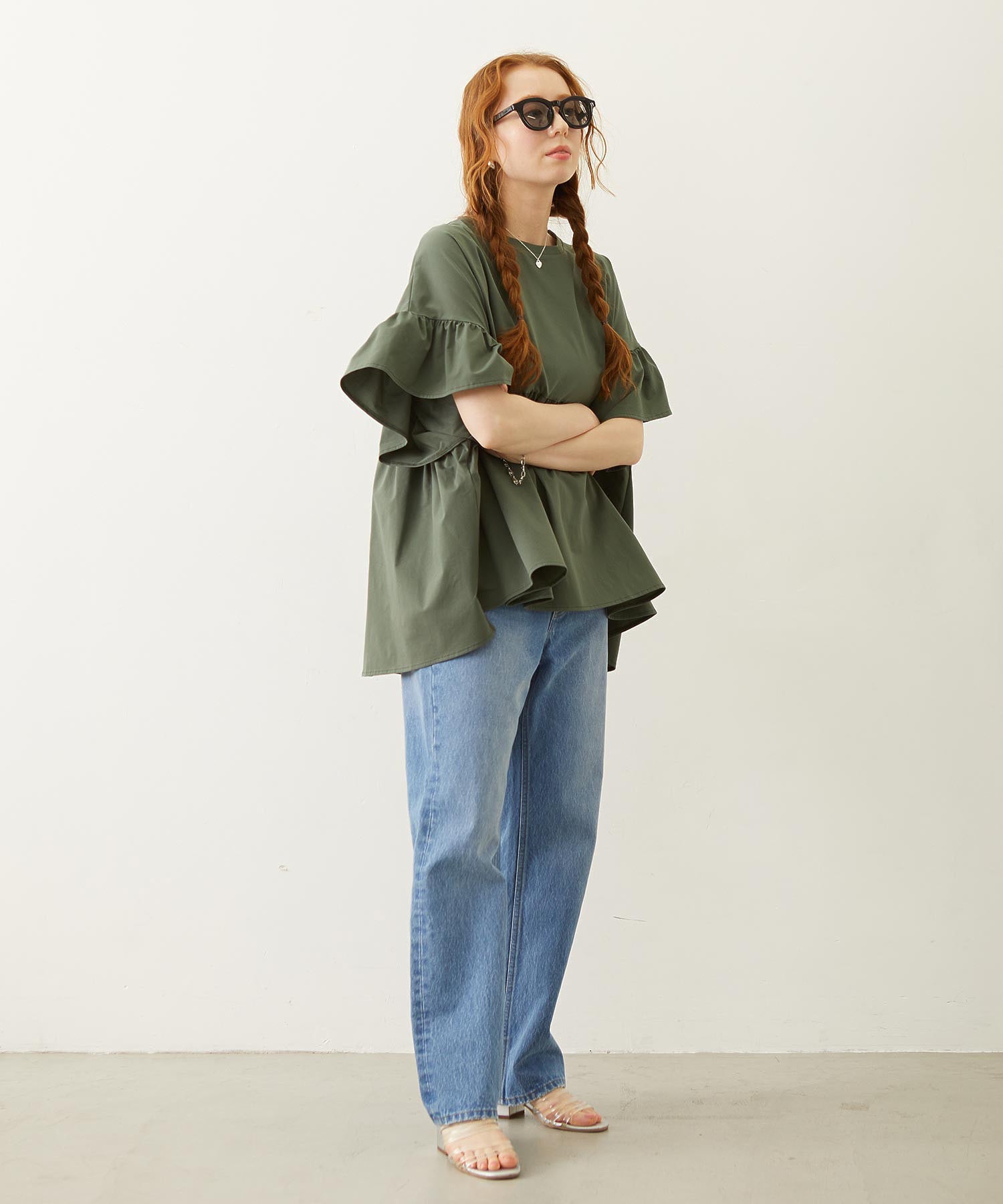 ICING LOGO RUFFLE TUNIC