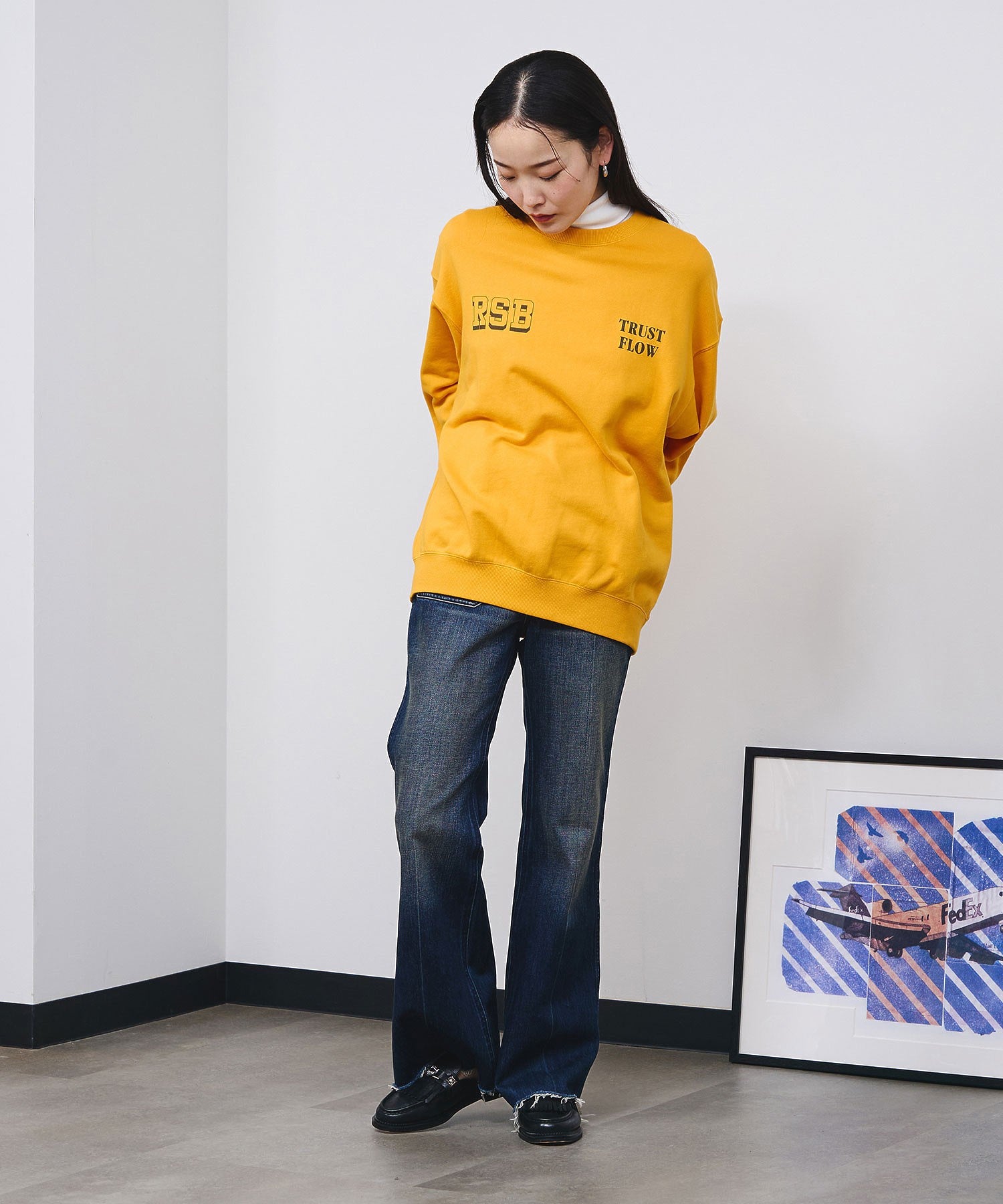 RBS COLLEGE L/S SWEAT