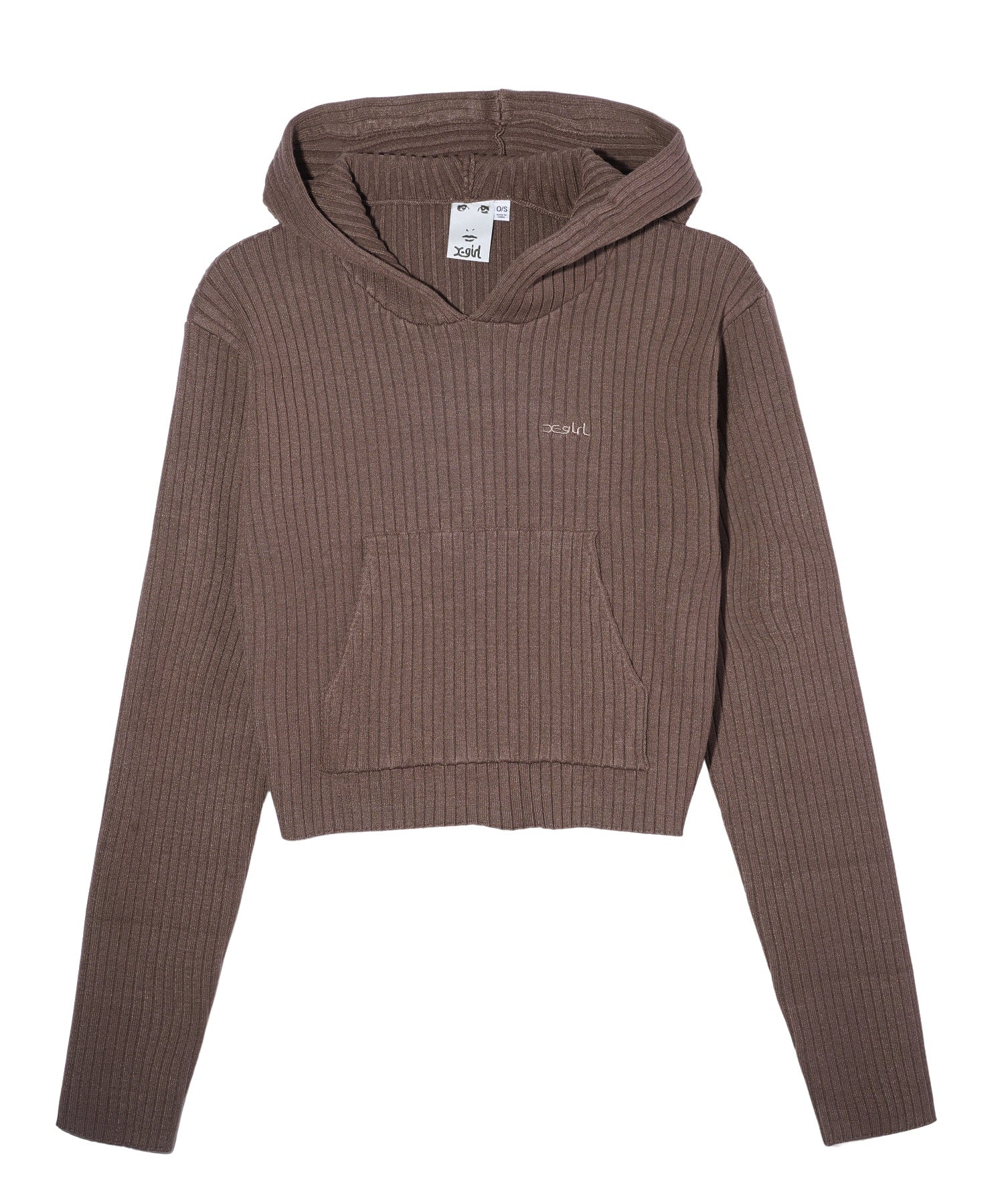 RIB KNIT HOODIE