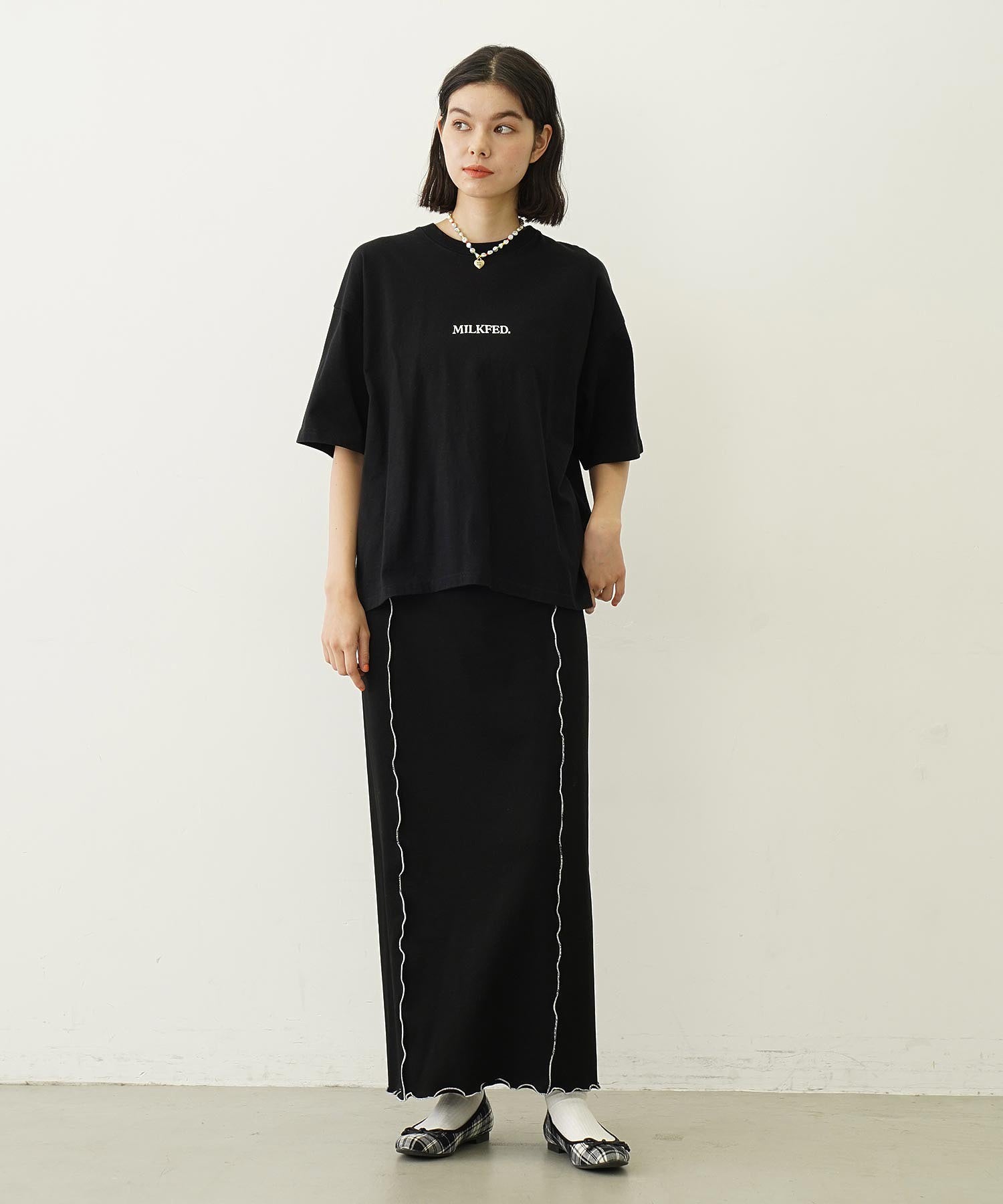 LETTUCE EDGE SWEAT SKIRT