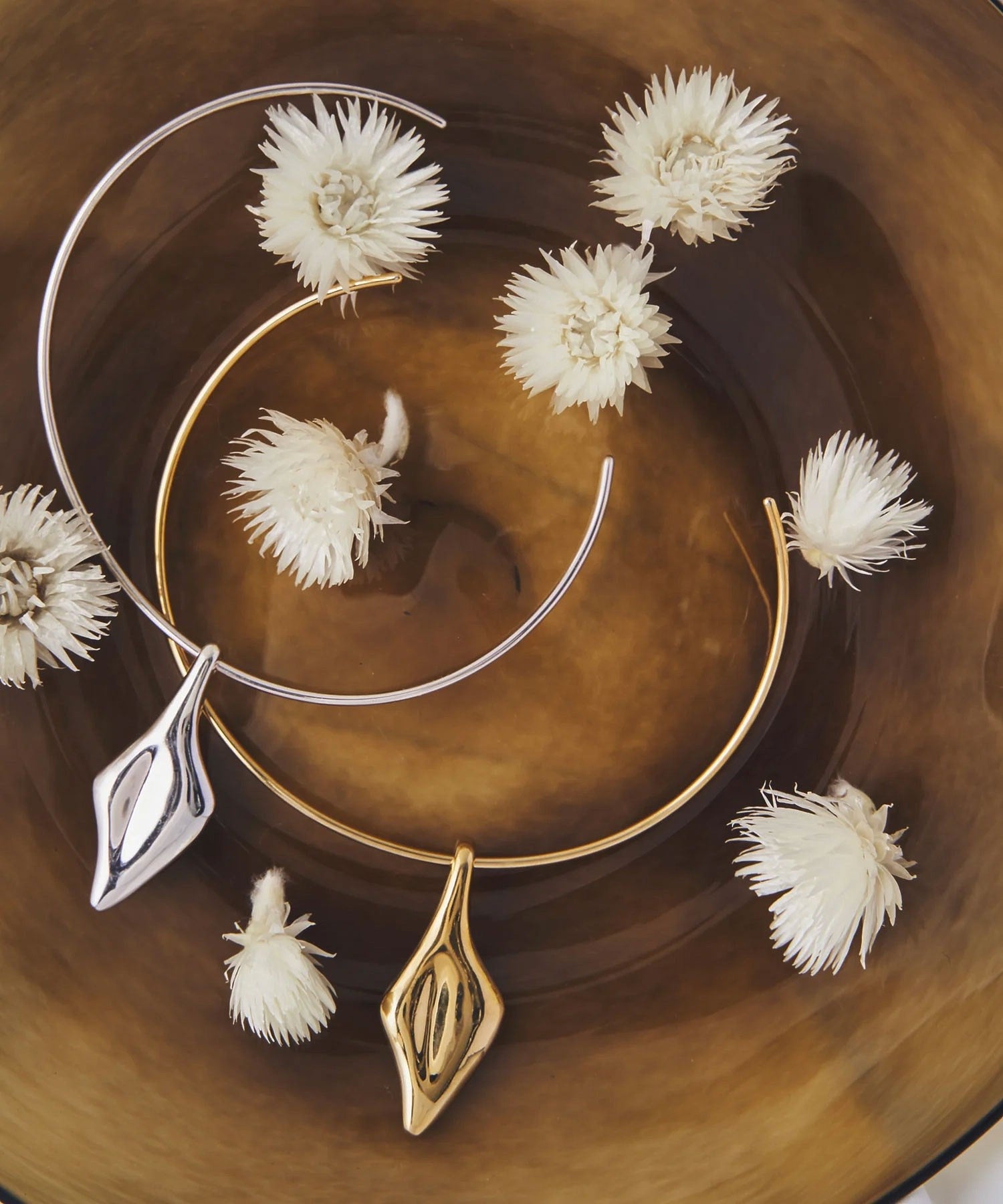loni/LEAF PLATE CHOKER