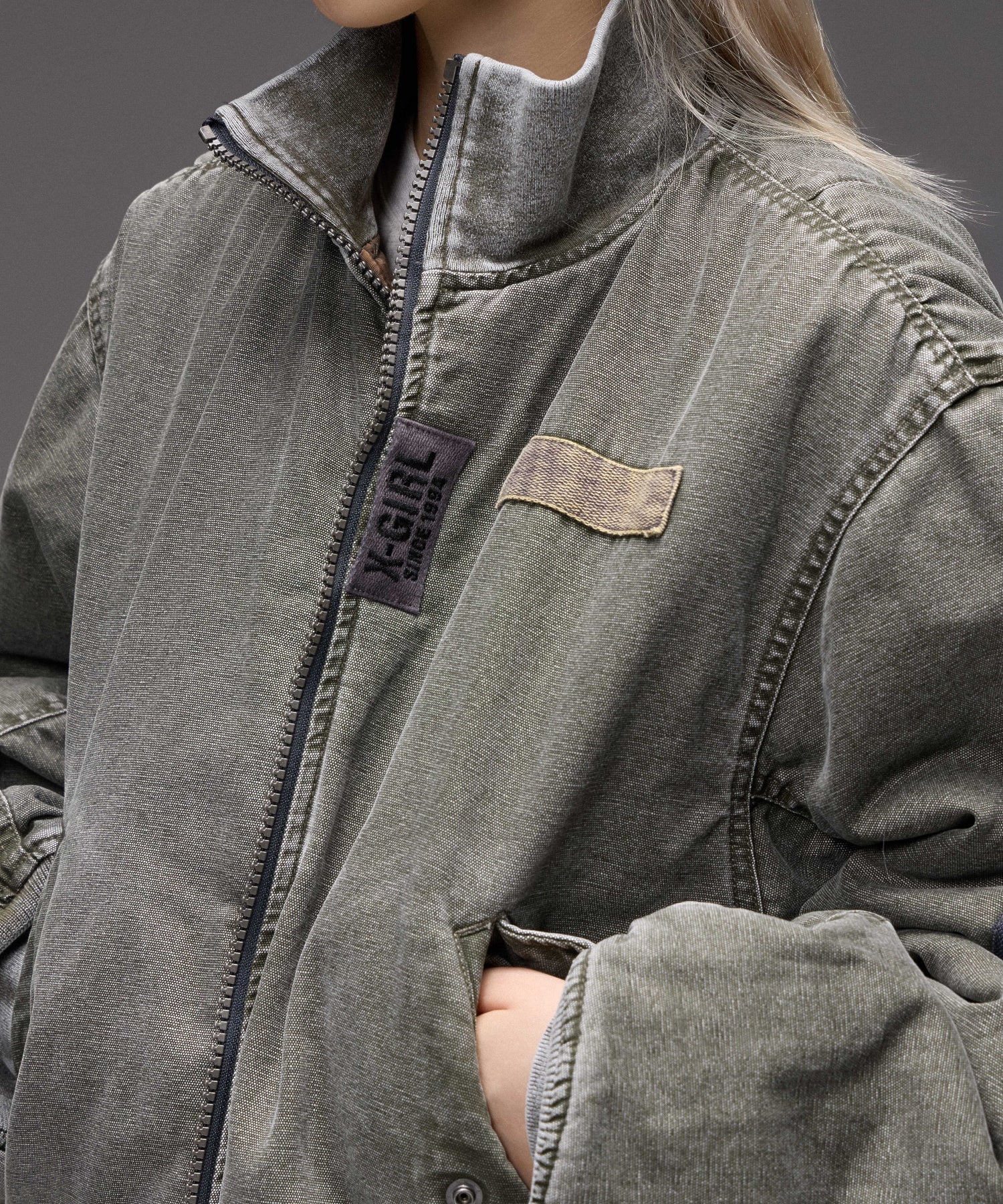 REVERSIBLE FADED MA-1 JACKET